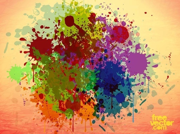 Grunge Paint Free Vector