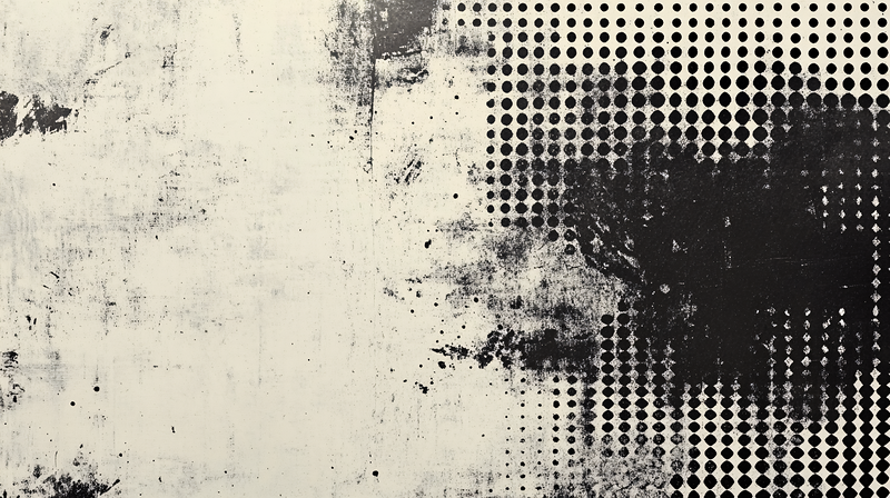 Grunge Texture With Halftone Dots