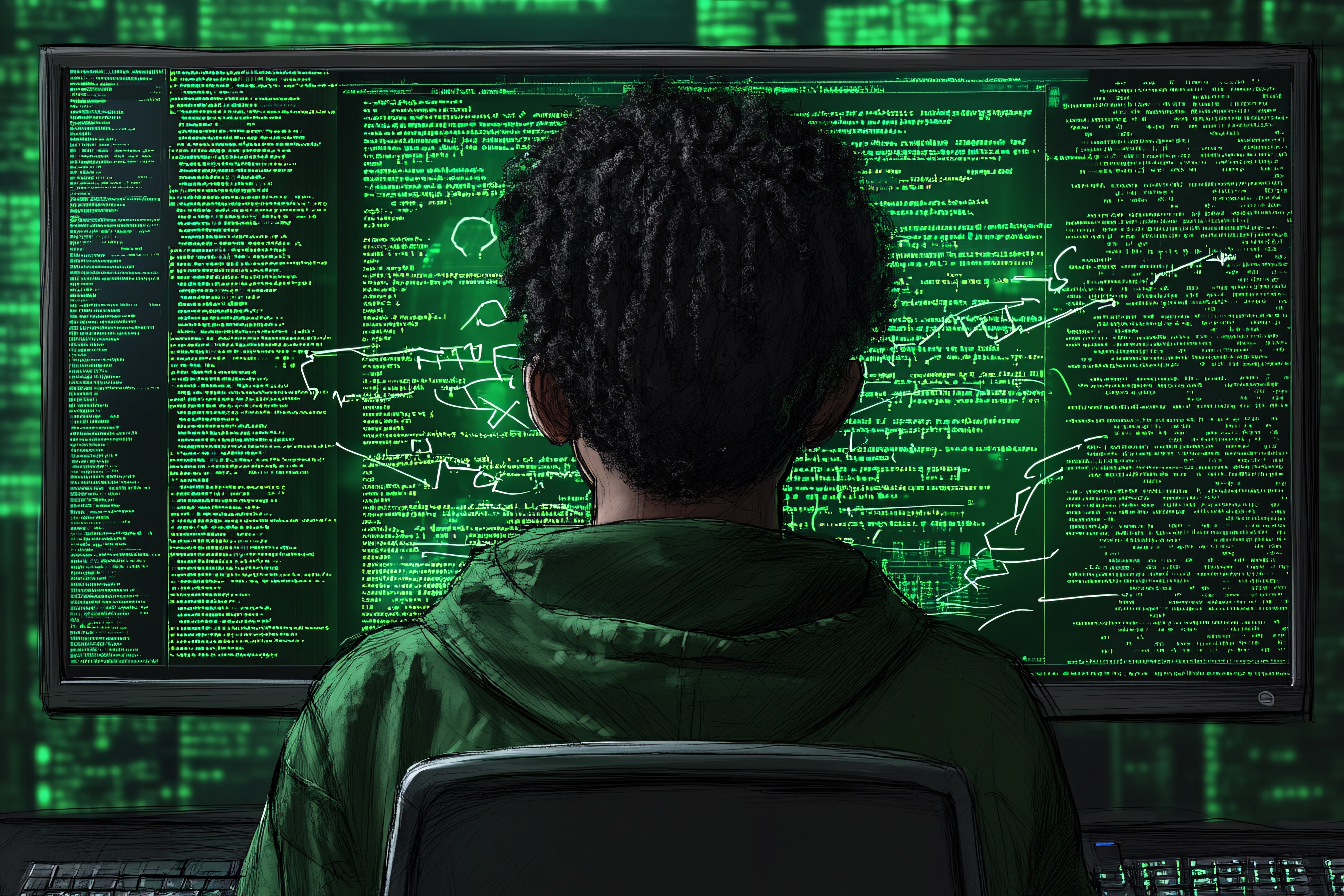 Hacker At Work