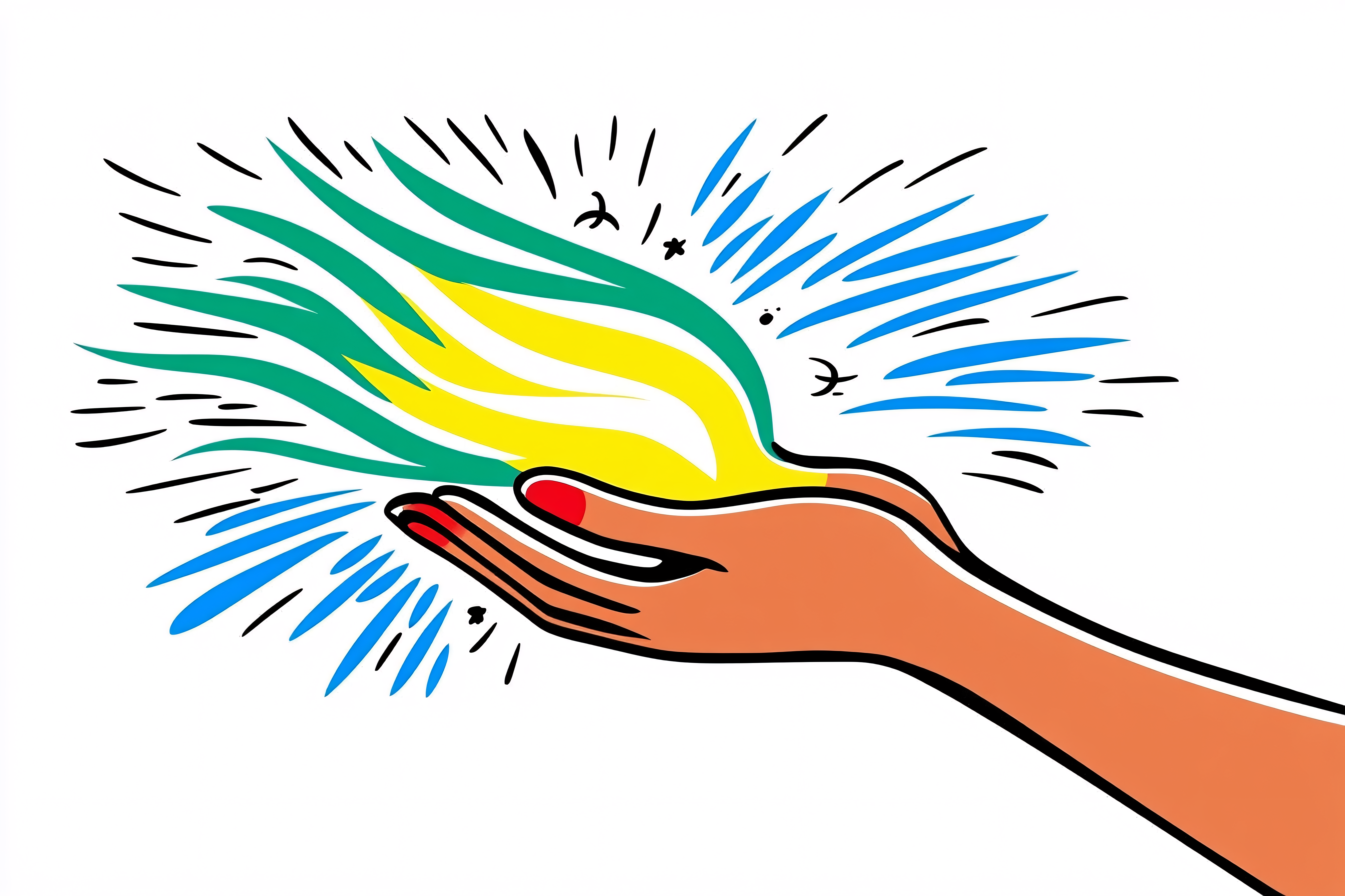 Hand Holding Energy