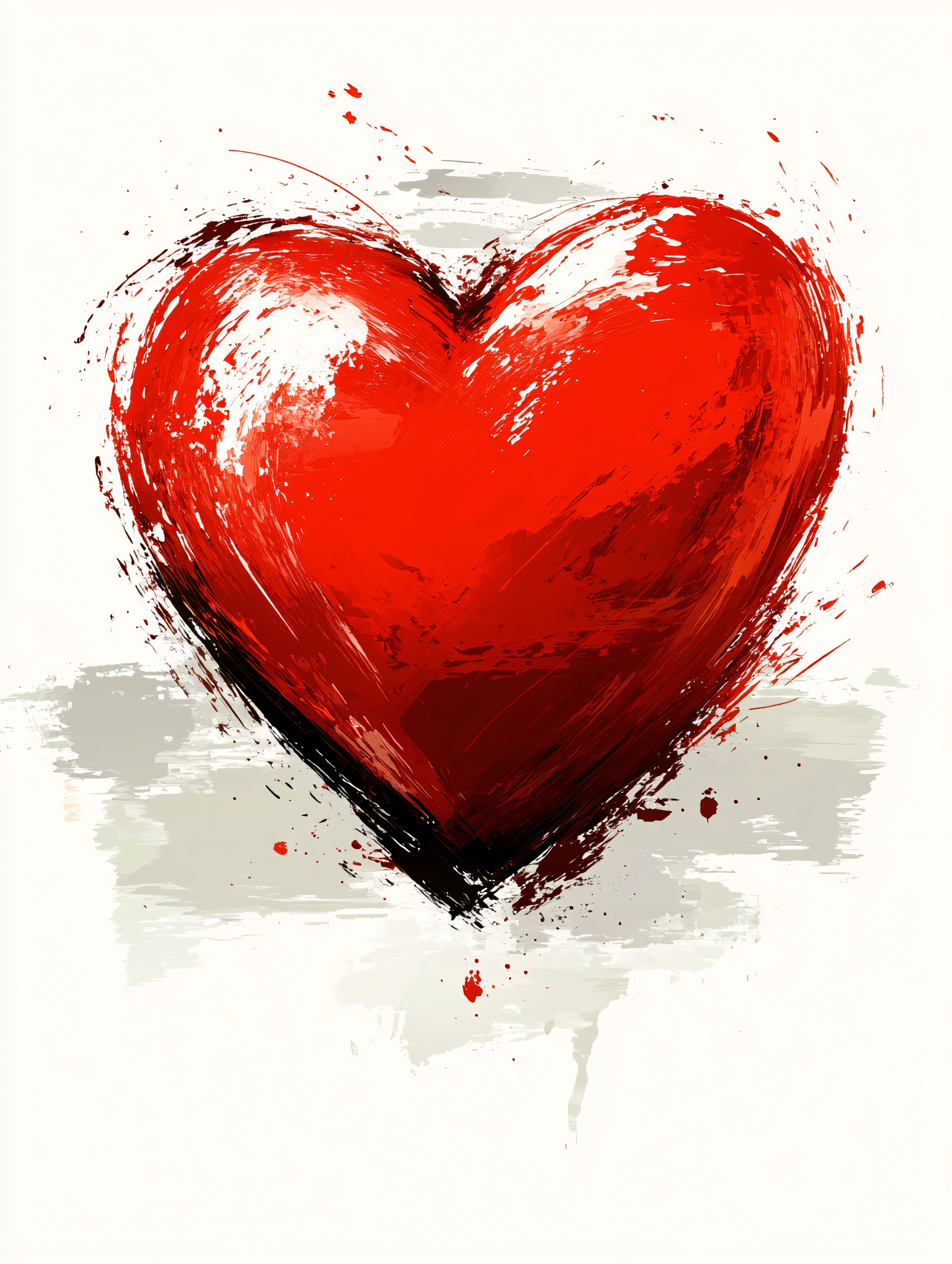 Heart Brushstrokes