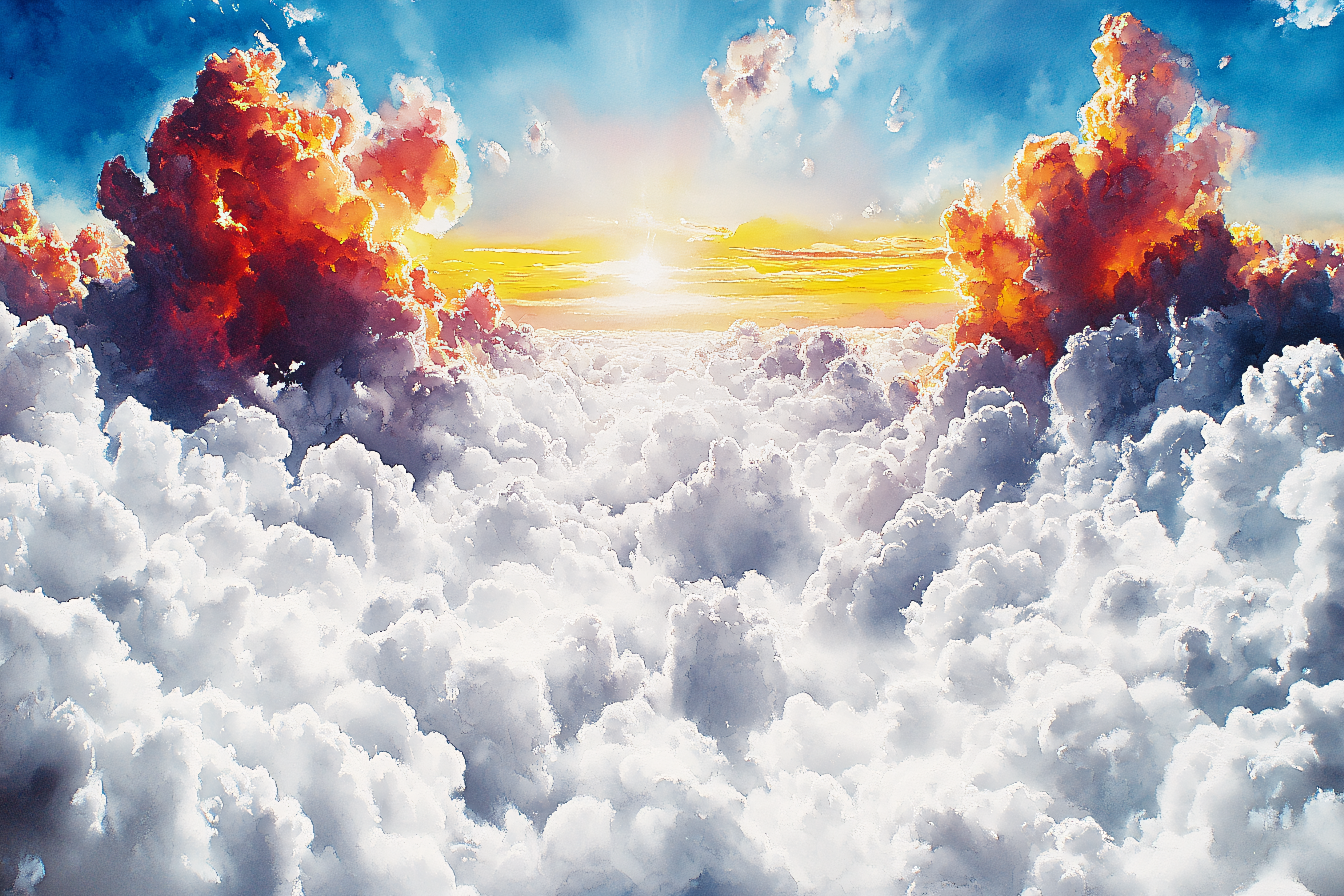 Heavenly Clouds at Sunrise