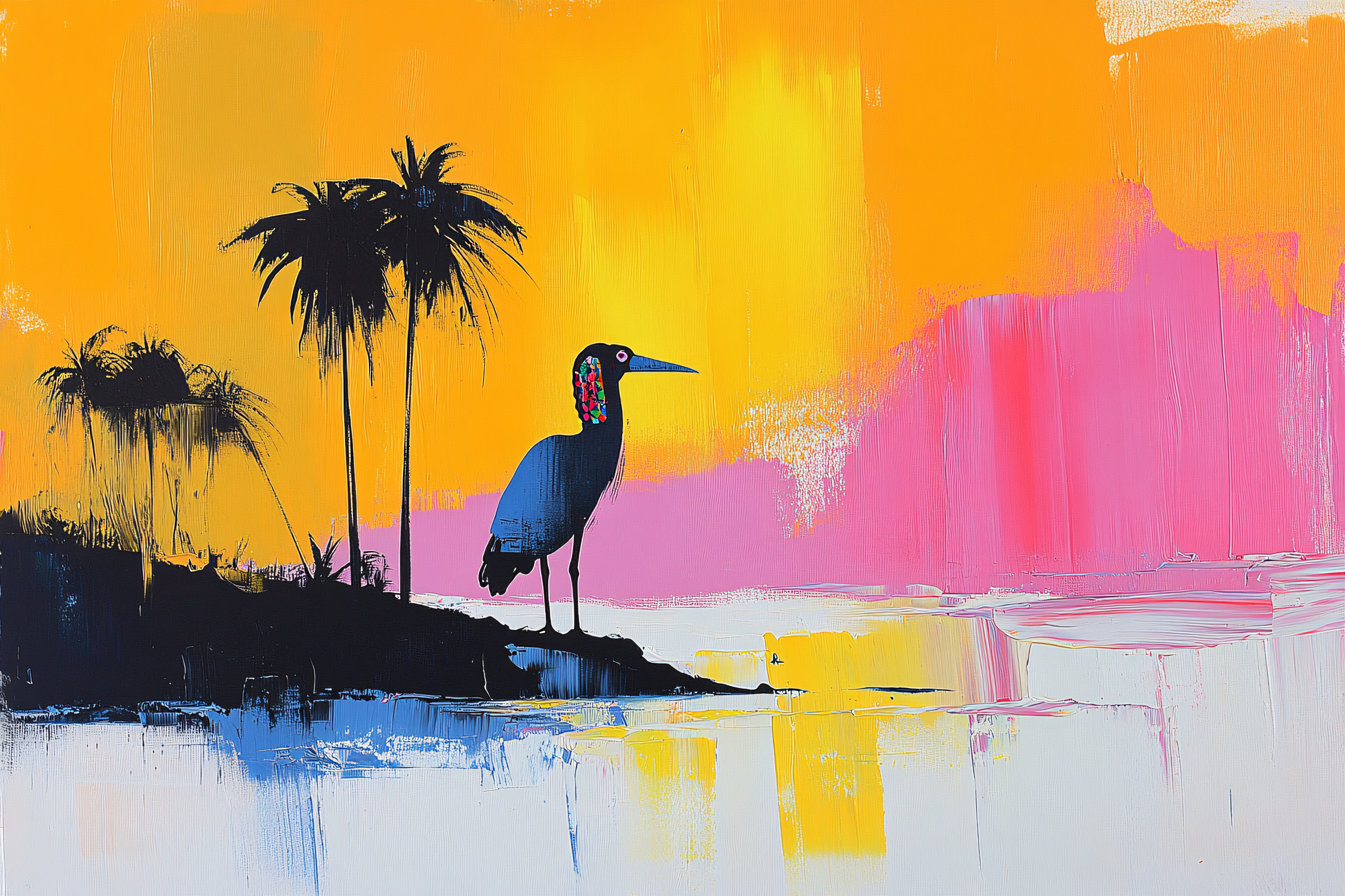 Heron by Tropical Waters
