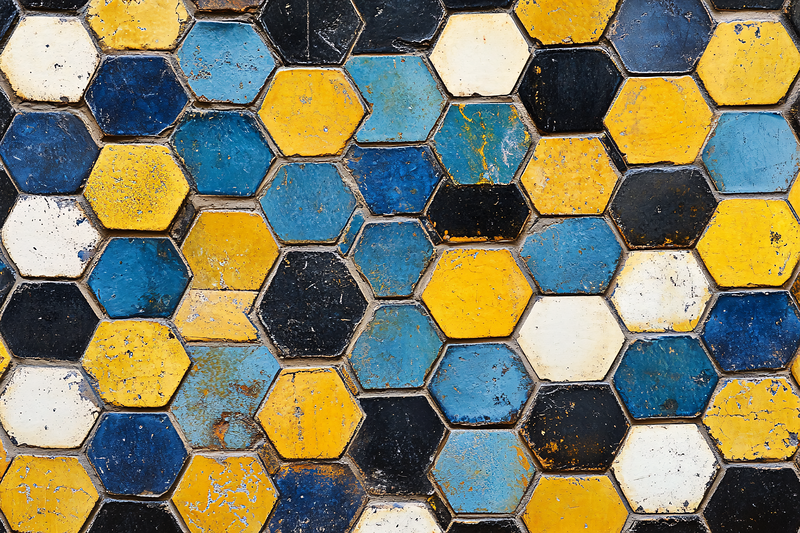 Hexagonal Tile Mosaic