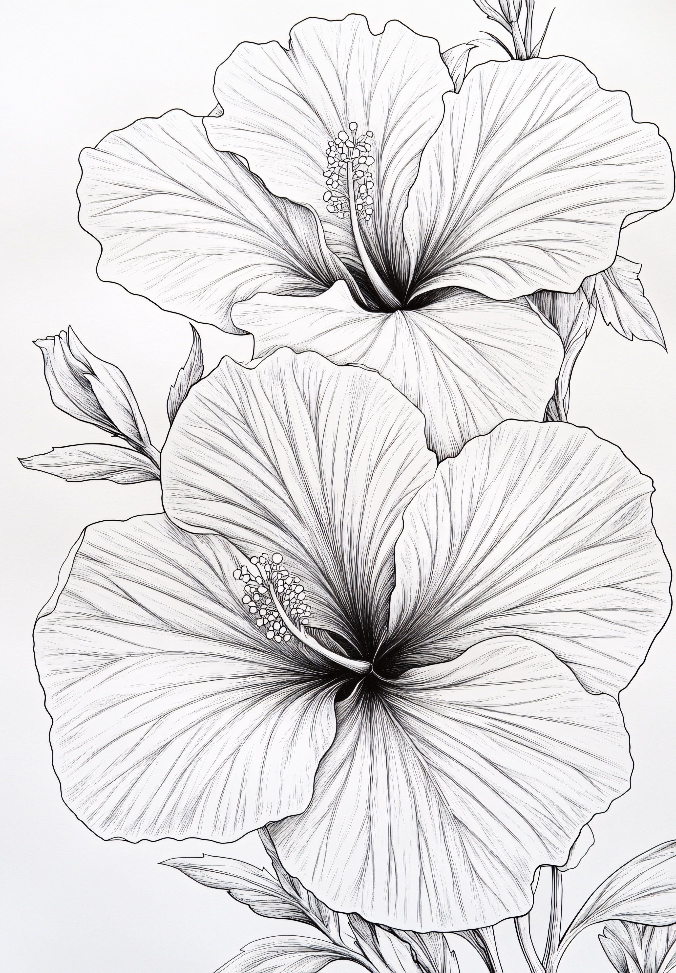 Hibiscus Bloom Illustration