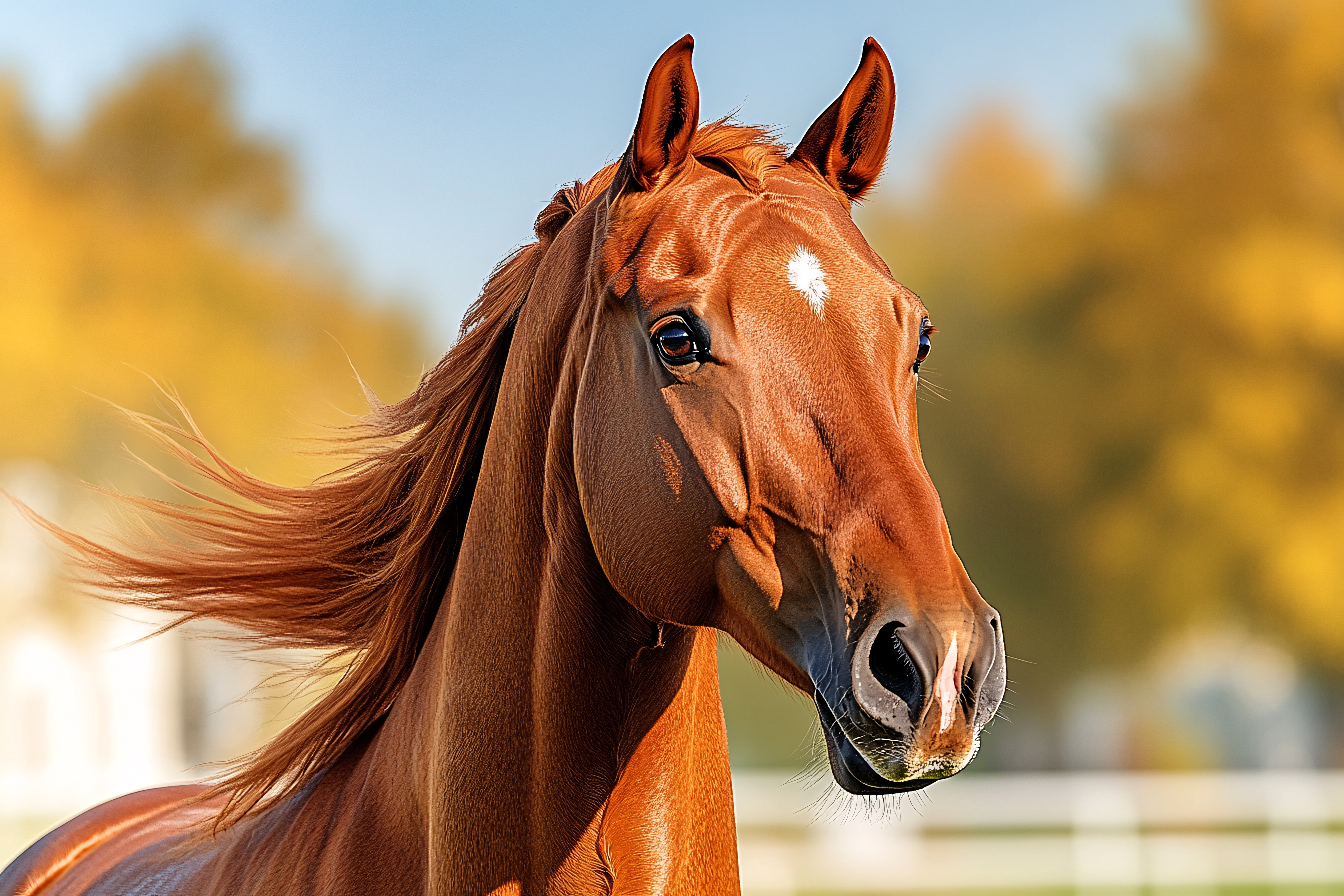 Horse Head Close-Up
