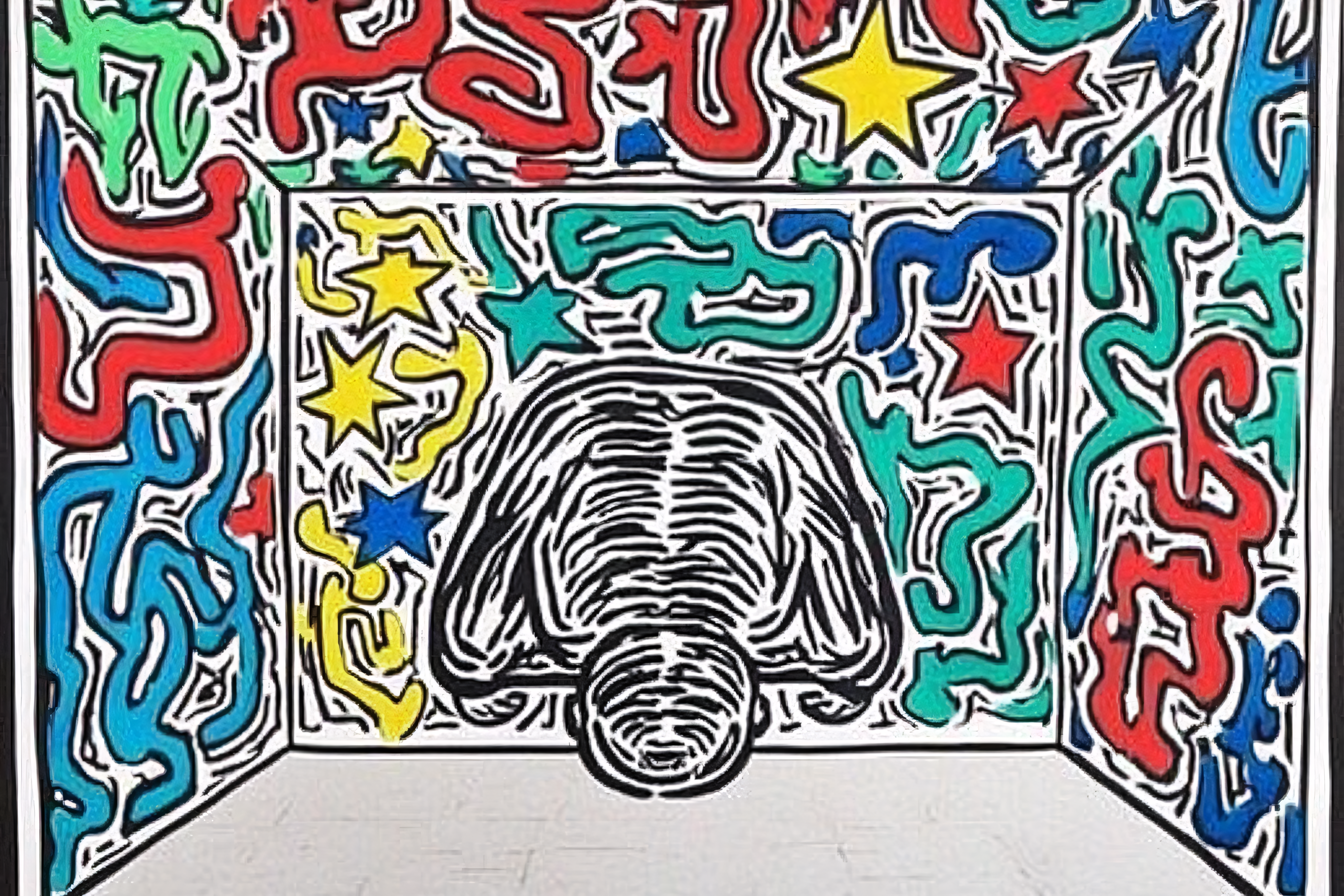Human Figure in Box