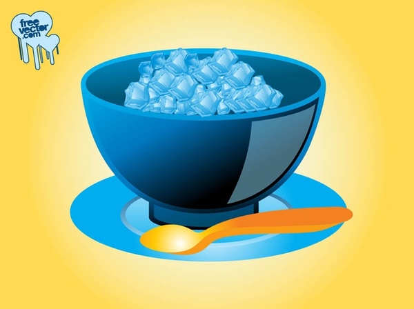 Ice Cubes Free Vector