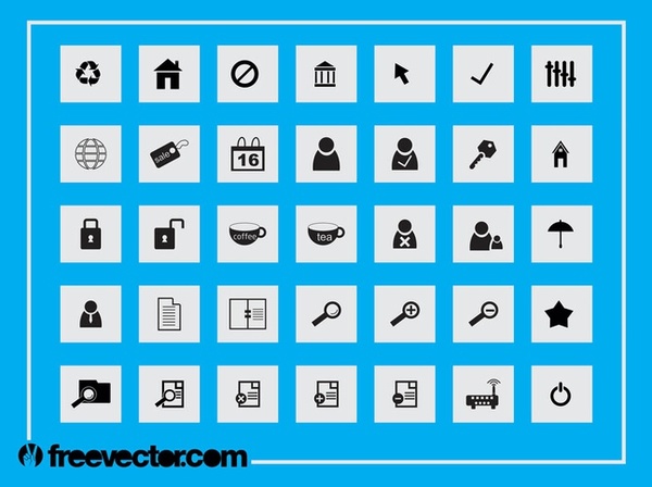 Icons Pack Free Vector