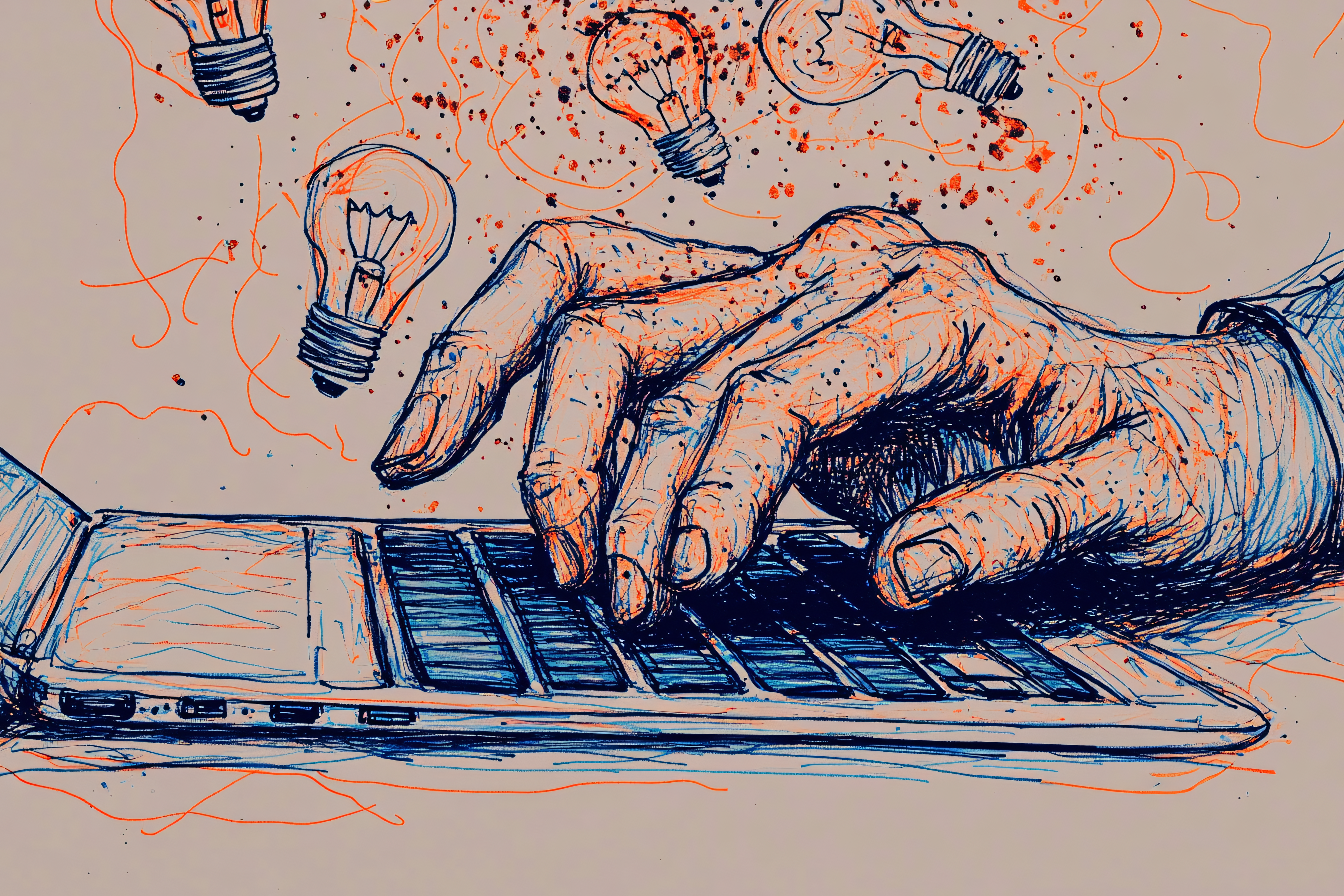 Ideas Sparking: Typing and Innovation