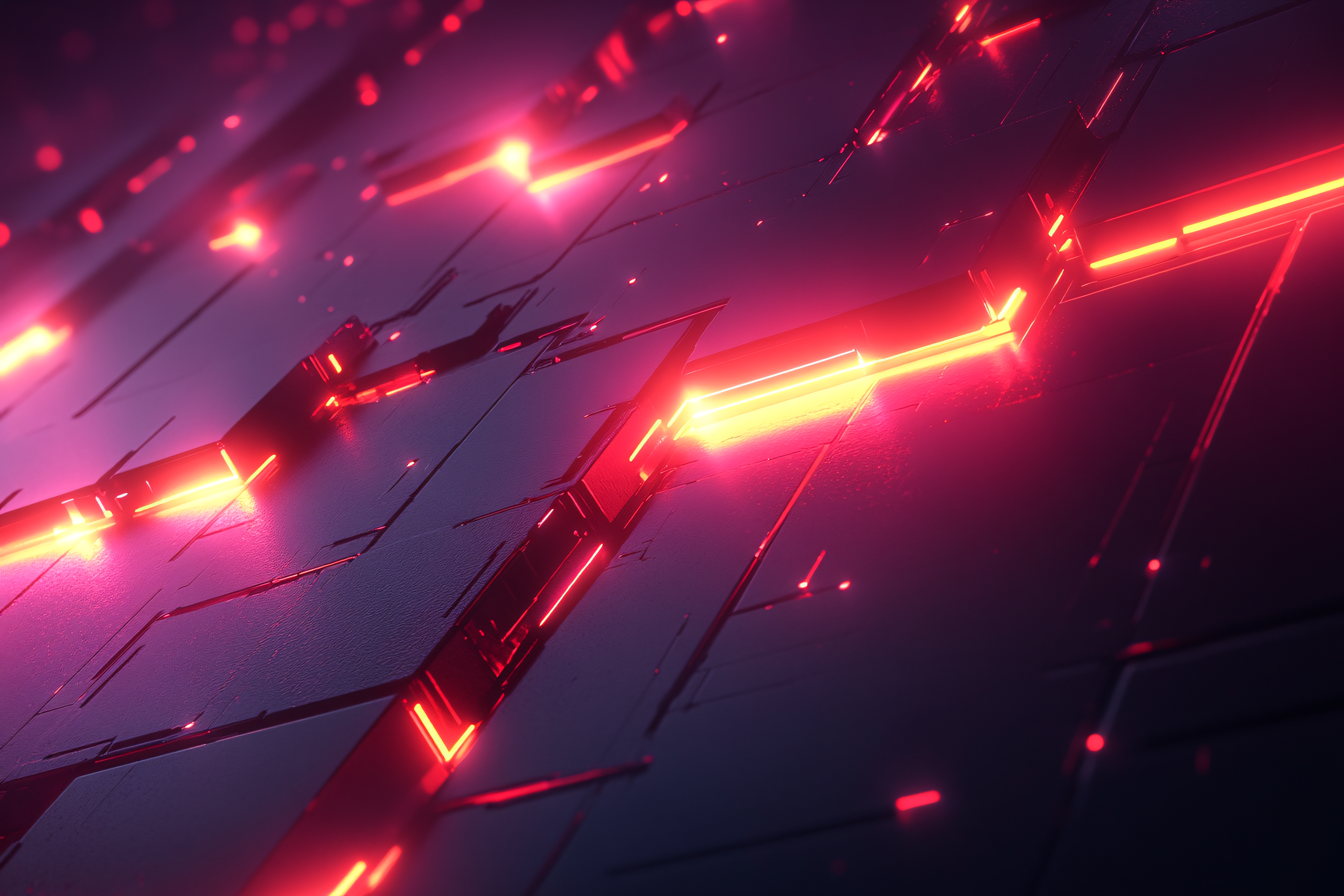 Illuminated Fractured Surface