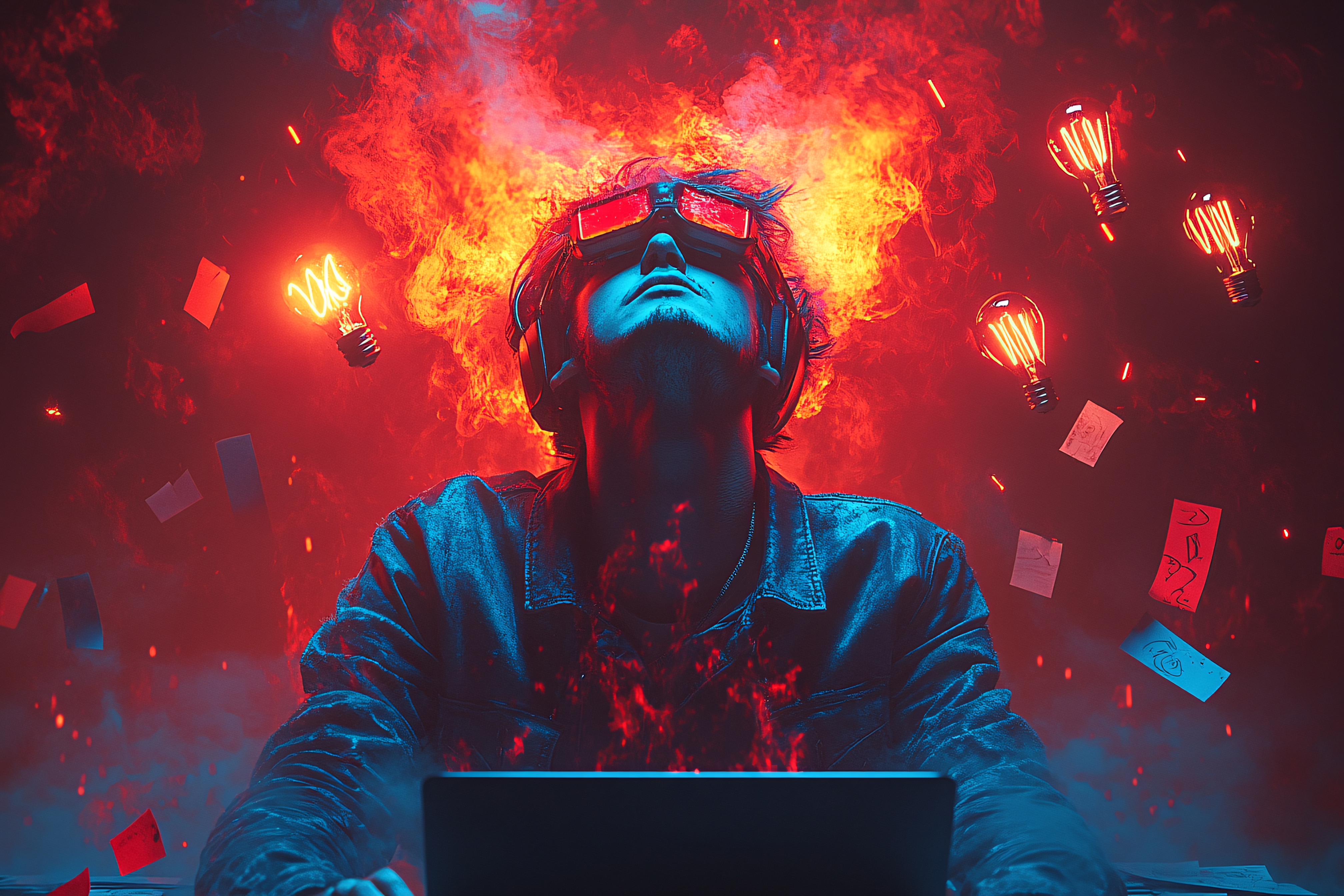 Immersed in Virtual Reality Idea Generation