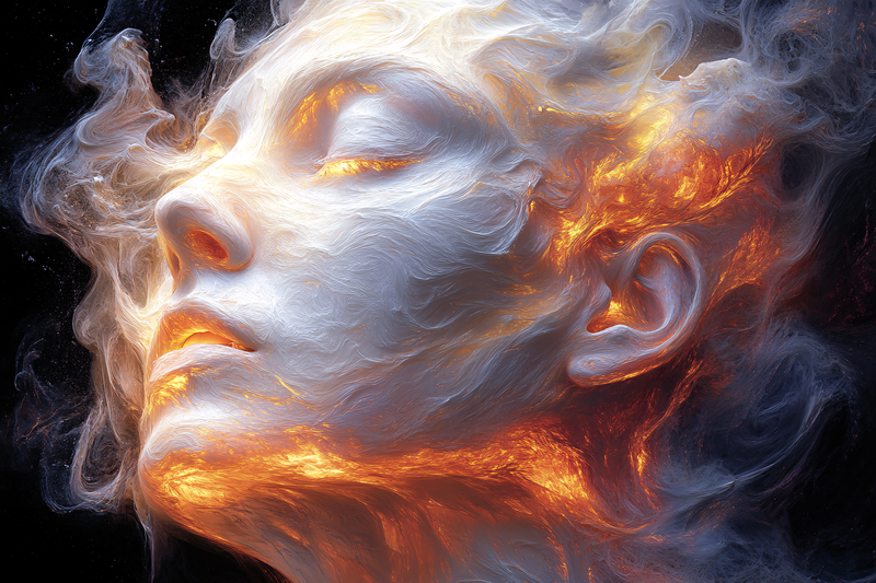 Incandescent Ethereal Face