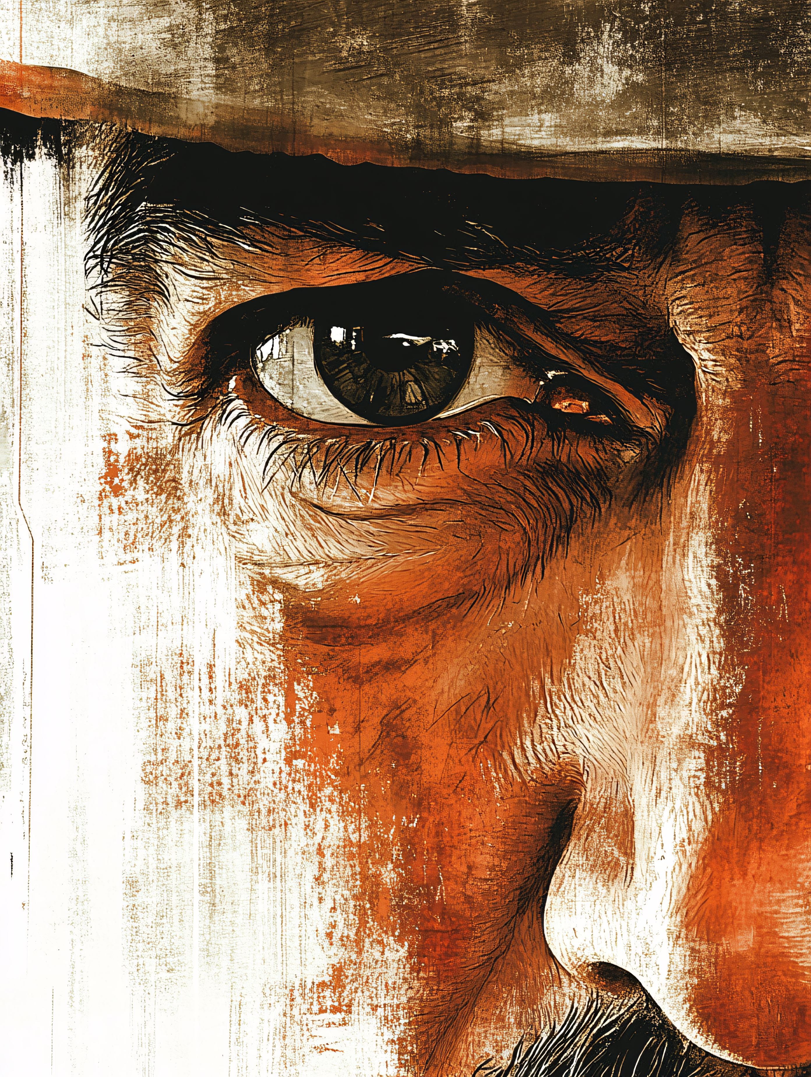 Intense Eye Close Up