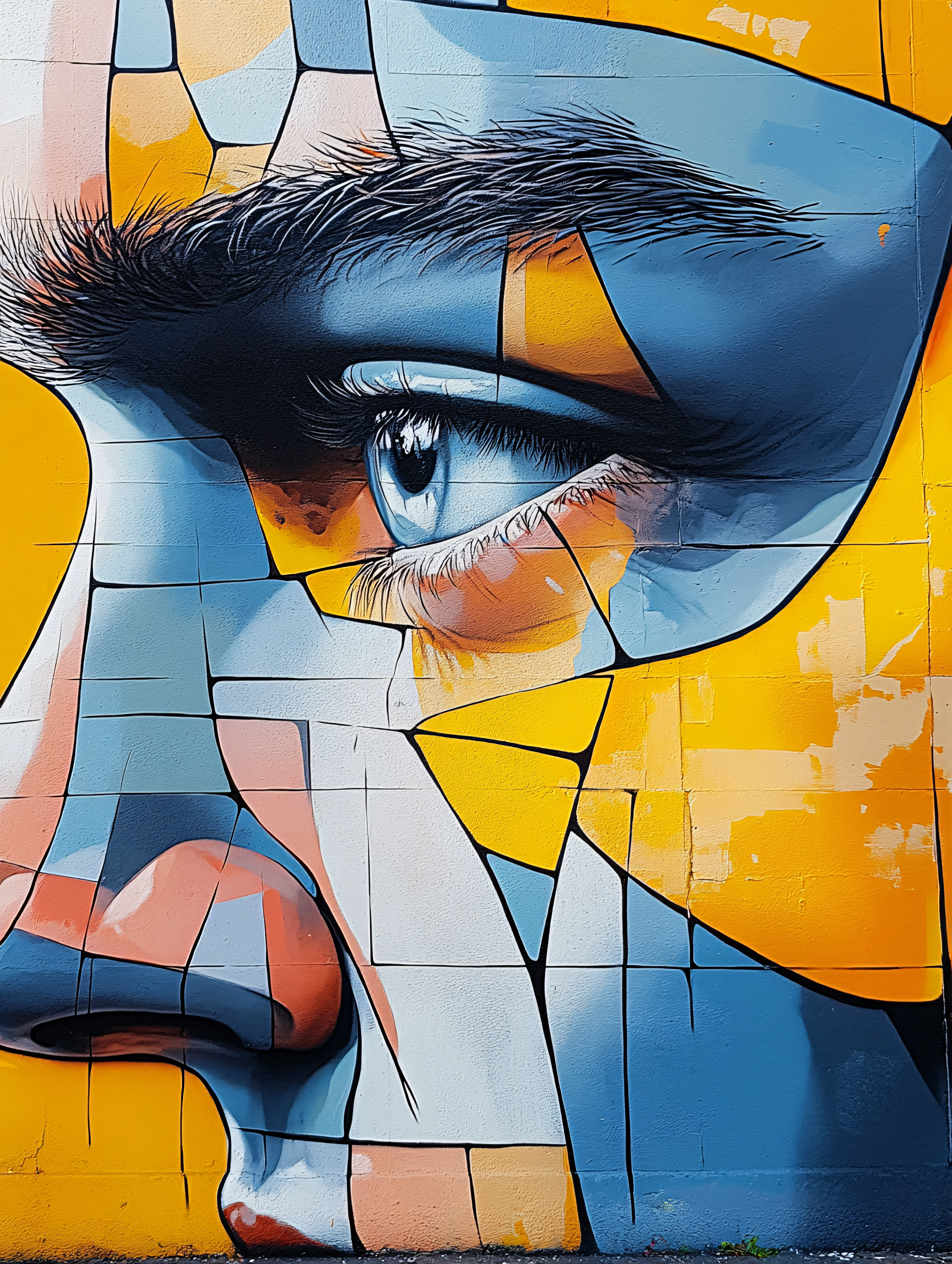 Intense Gaze Mural