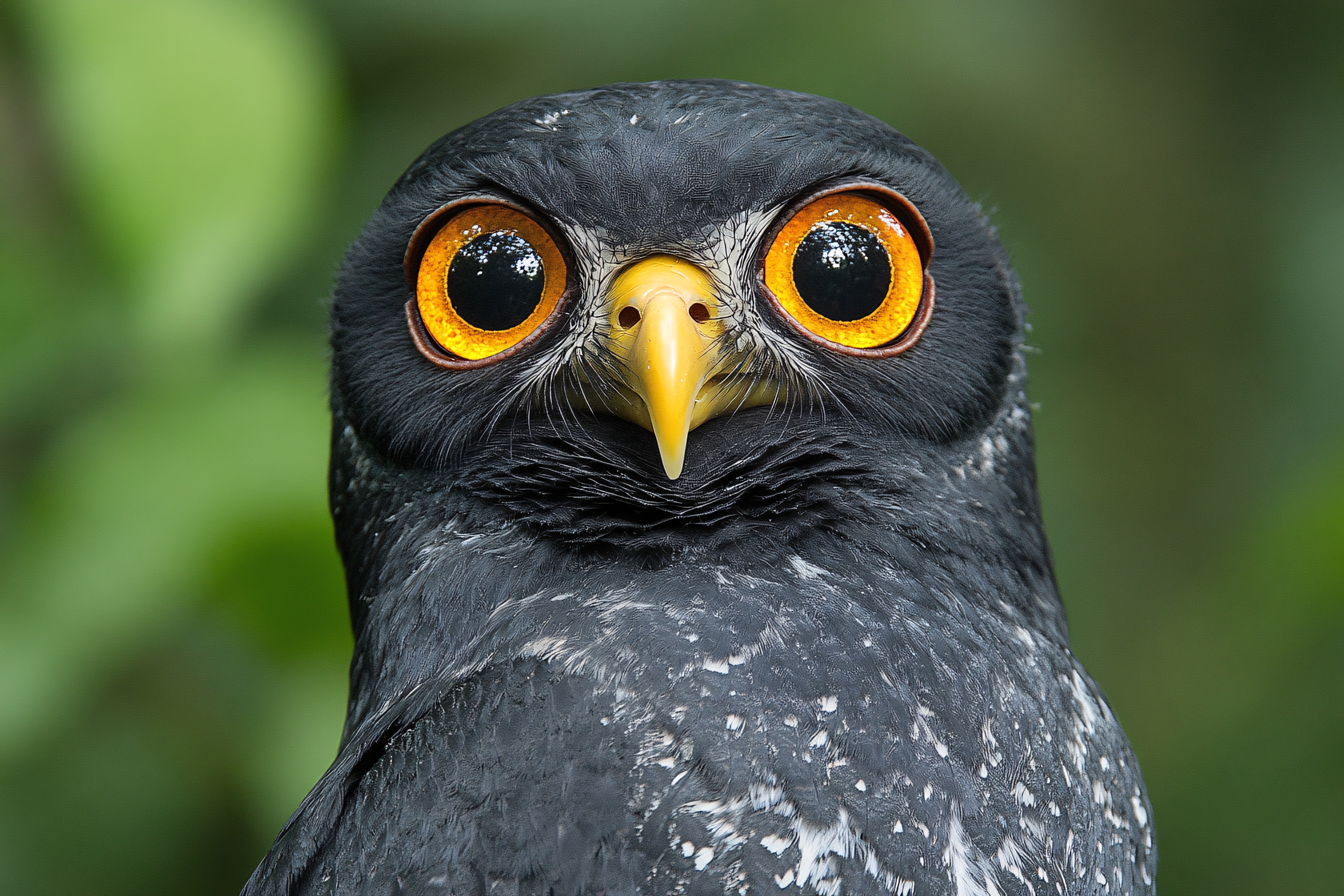 Intense Gaze Of An Owl
