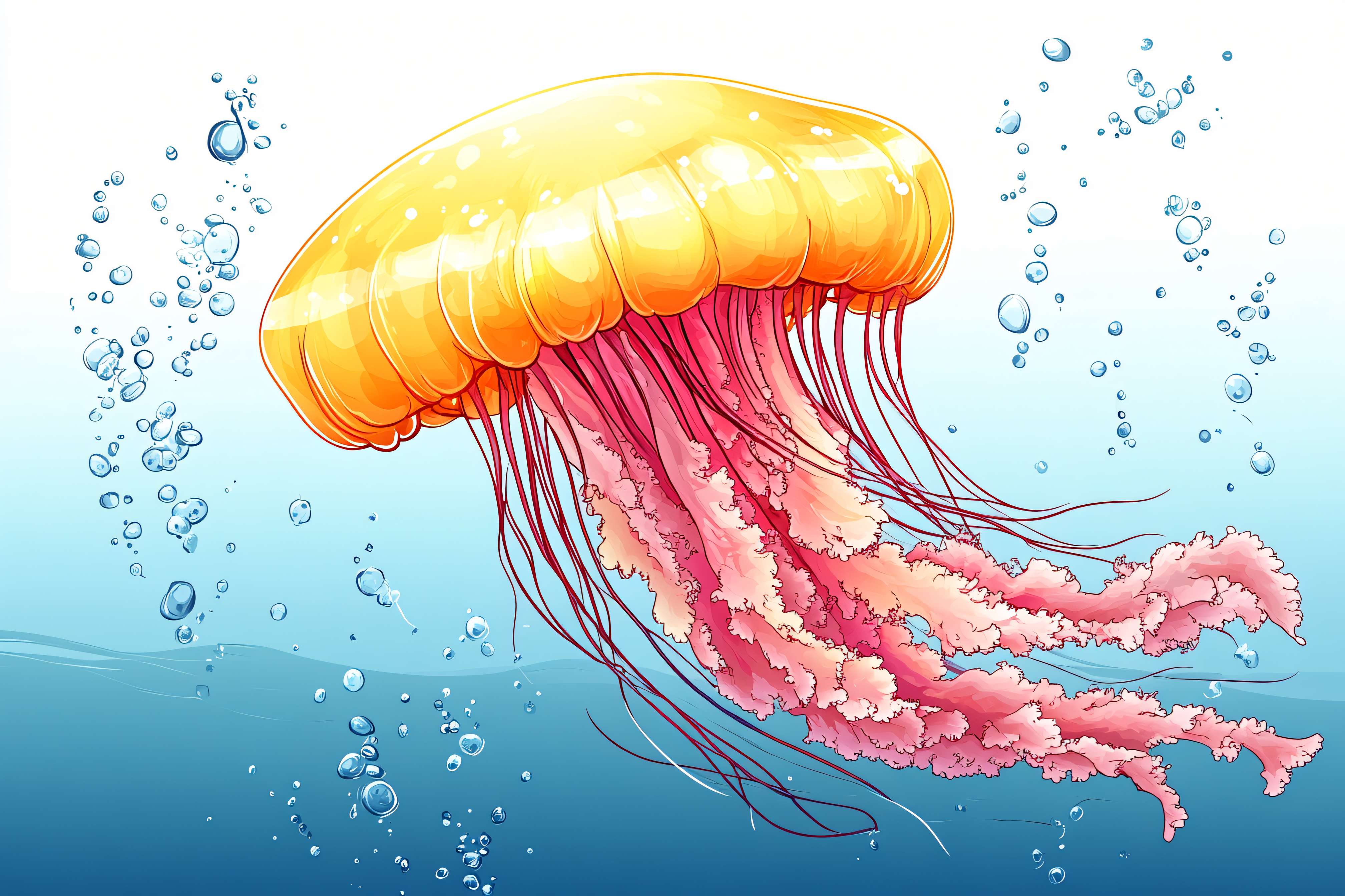 Jellyfish Underwater