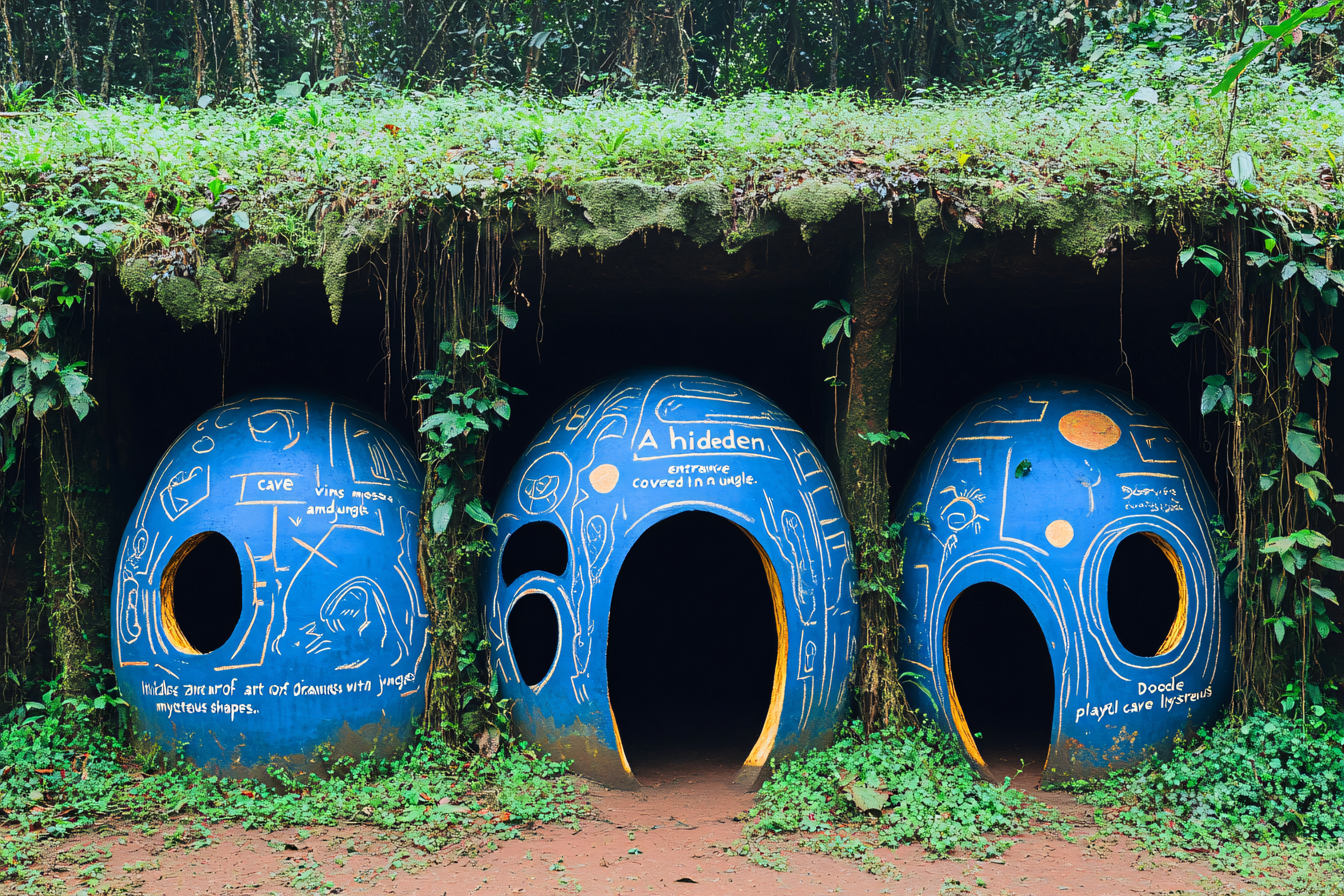Jungle Egg Structures