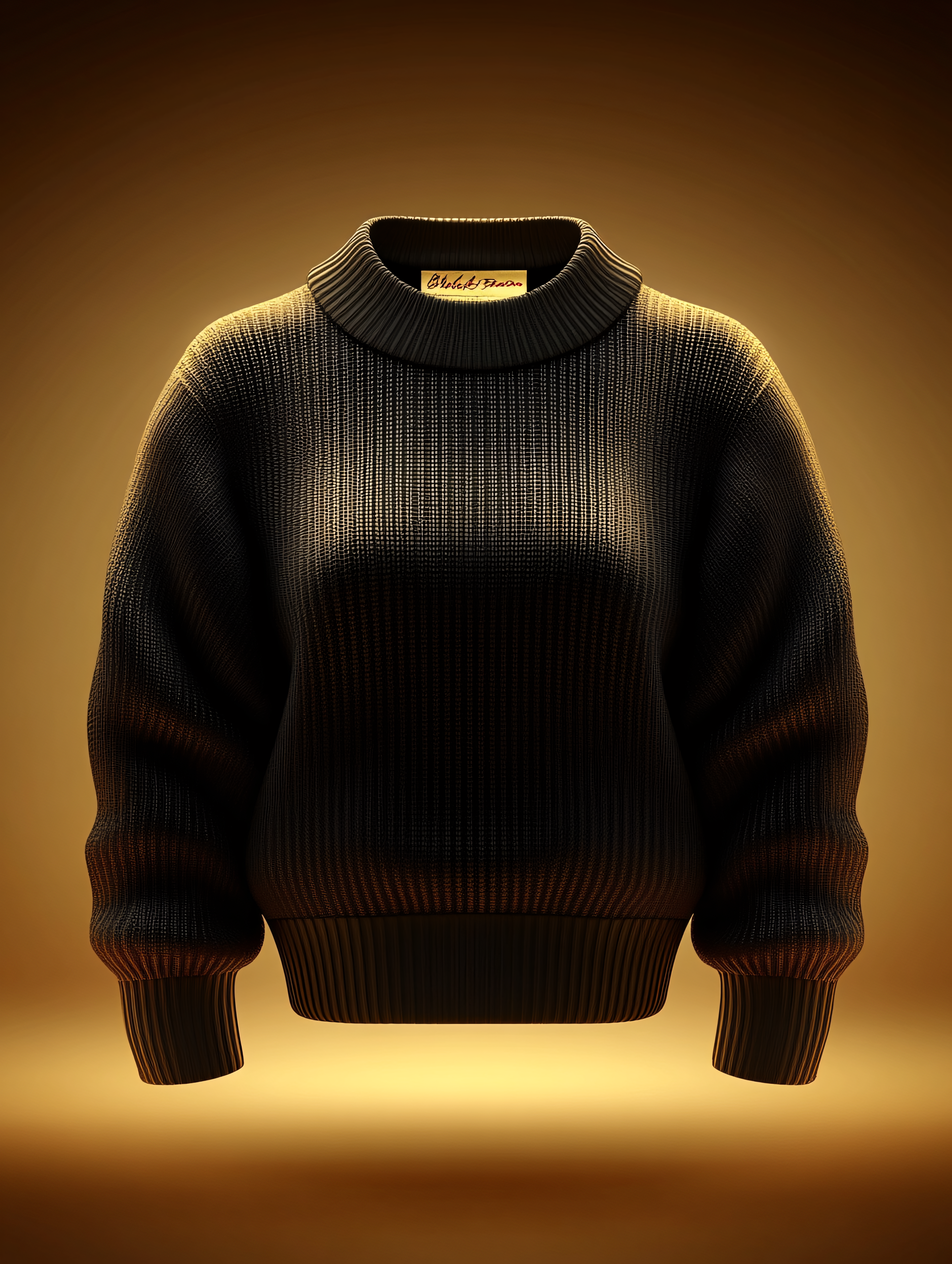 Knit Turtleneck Sweater