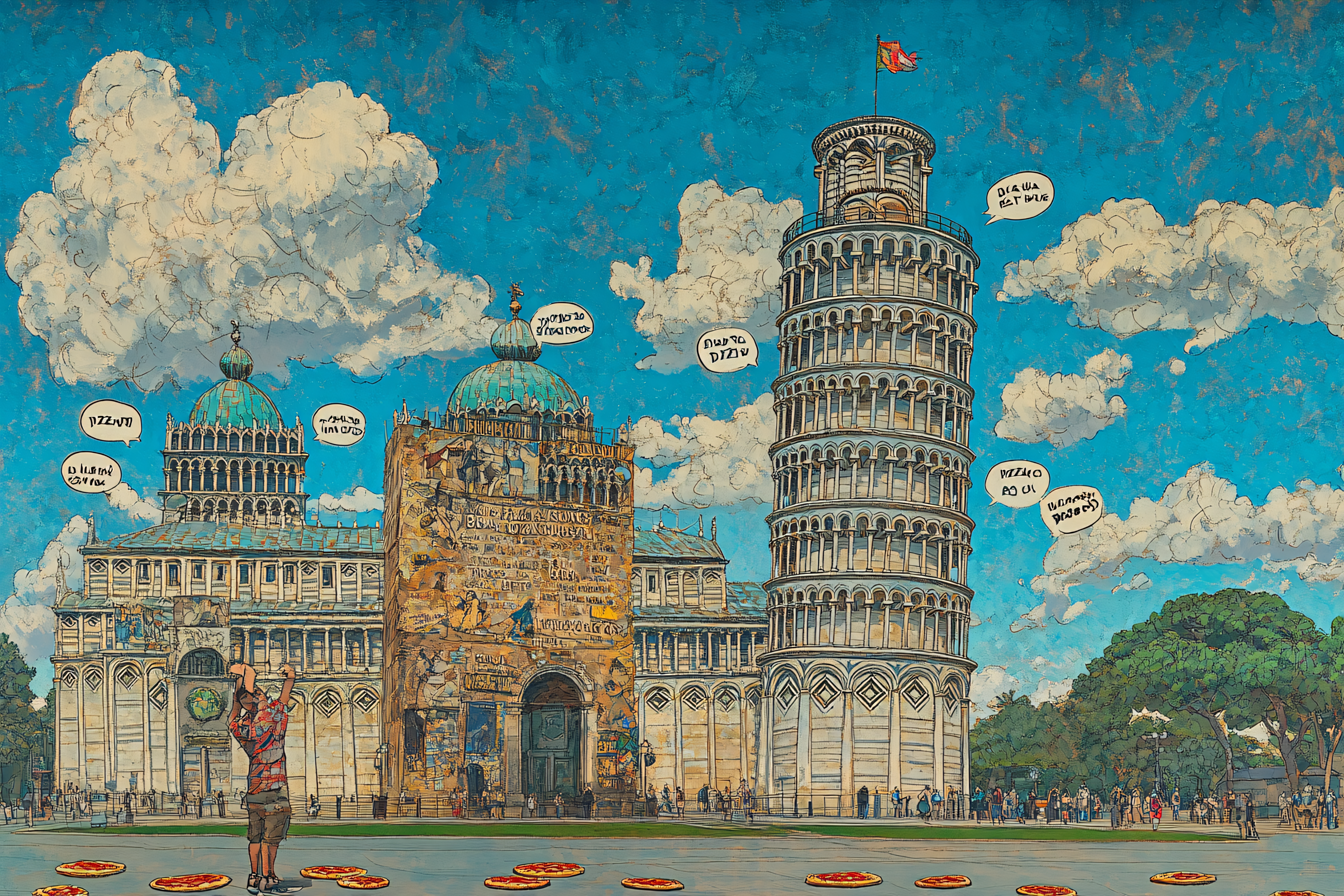 Leaning Tower of Pizza