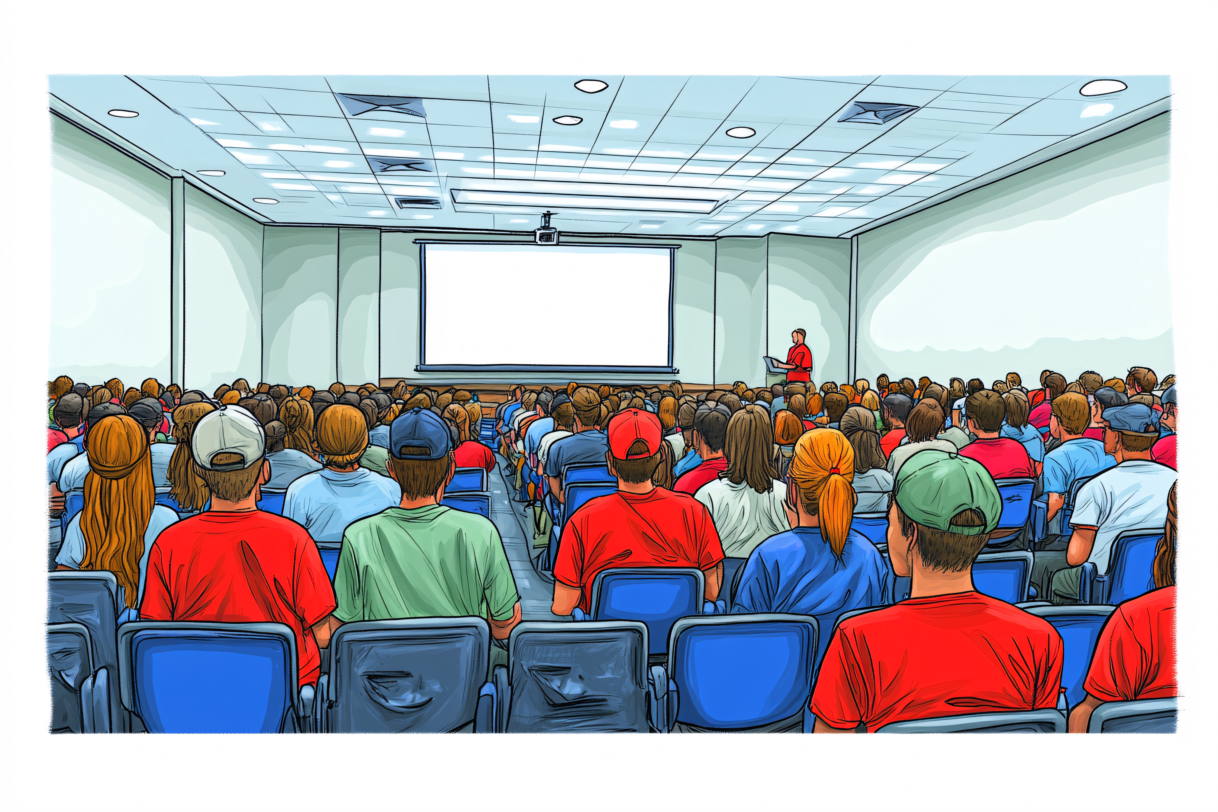 Lecture Hall Presentation Audience