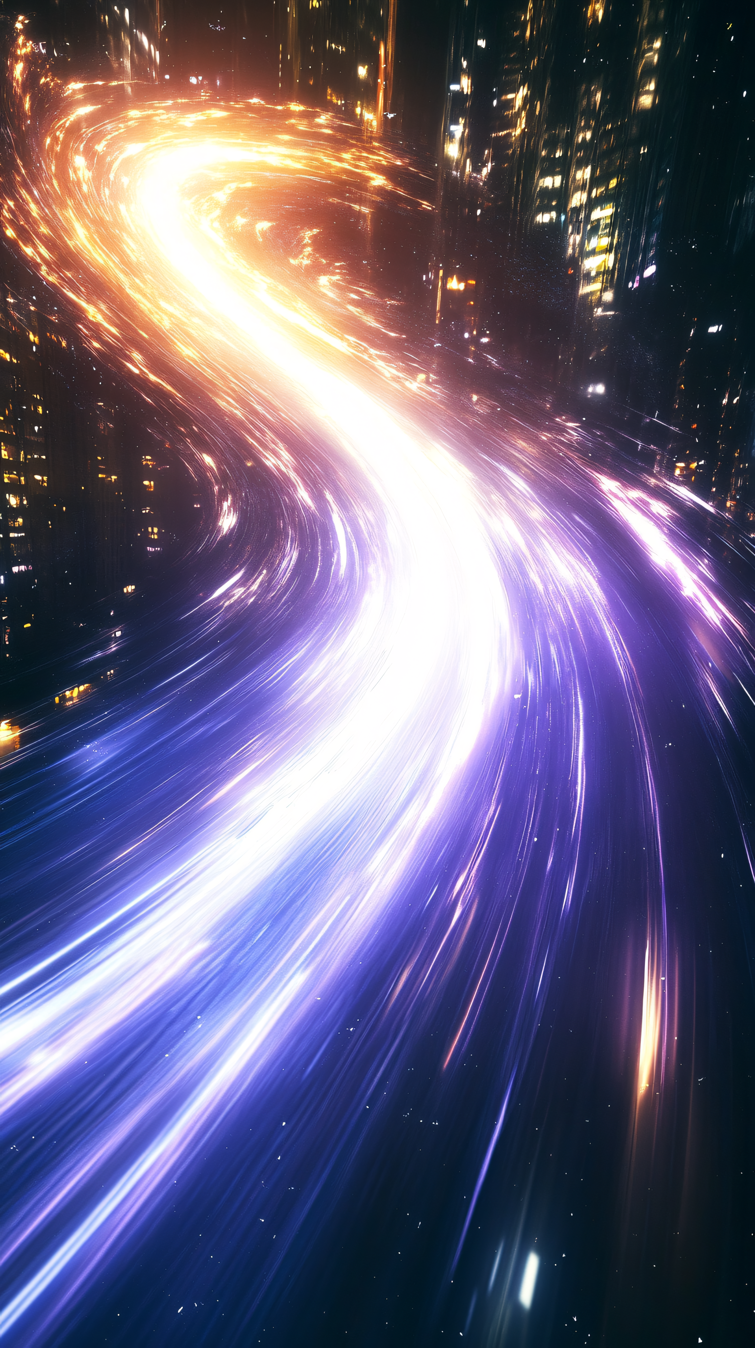 Light Speed Cityscape