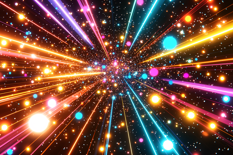 Lightspeed Abstract Background