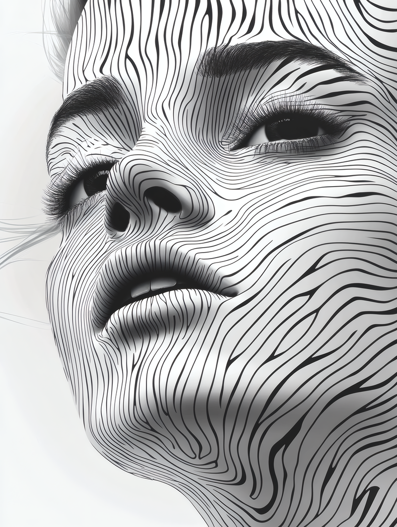 Line Art Portrait