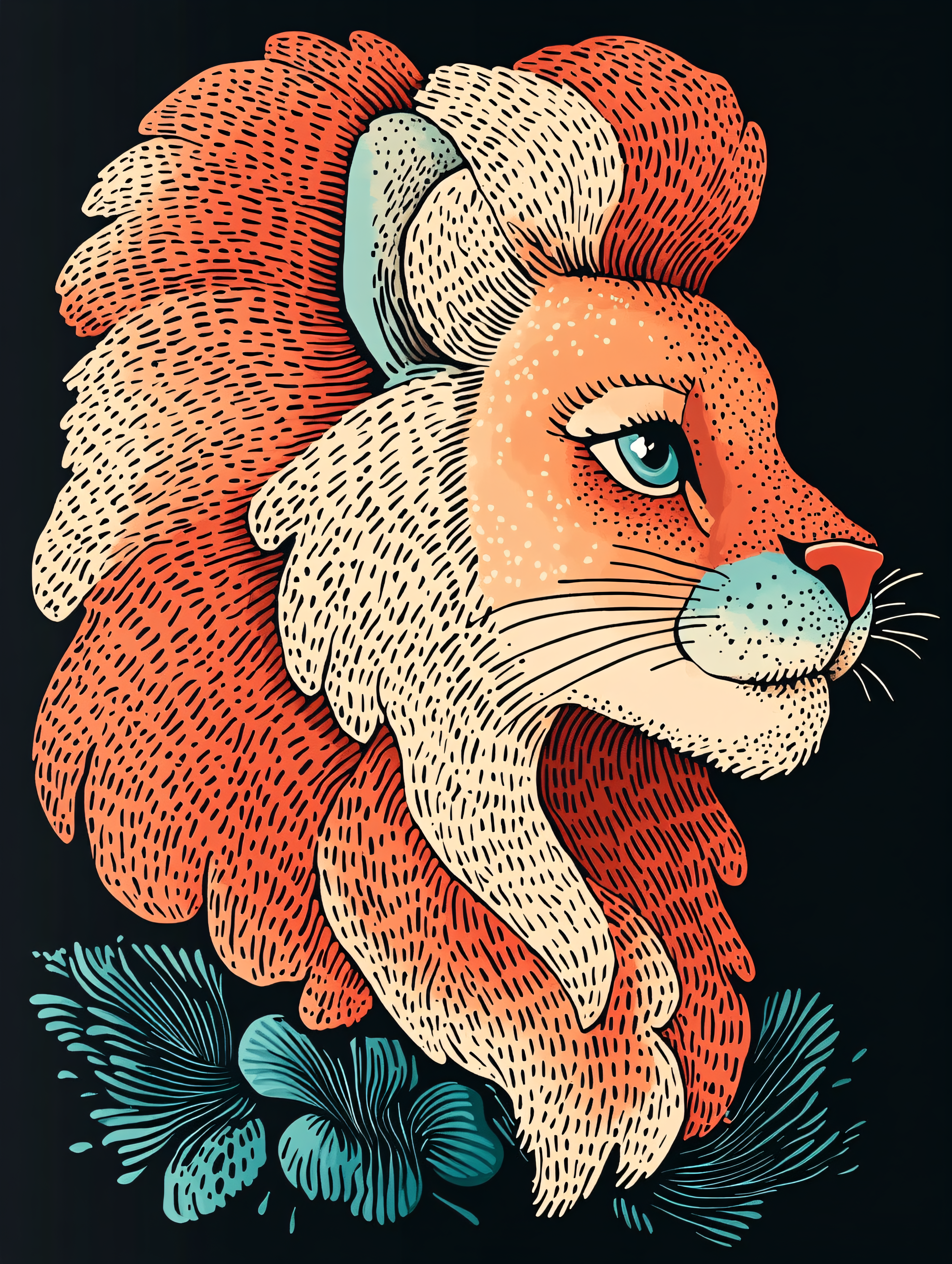 Lion Illustration