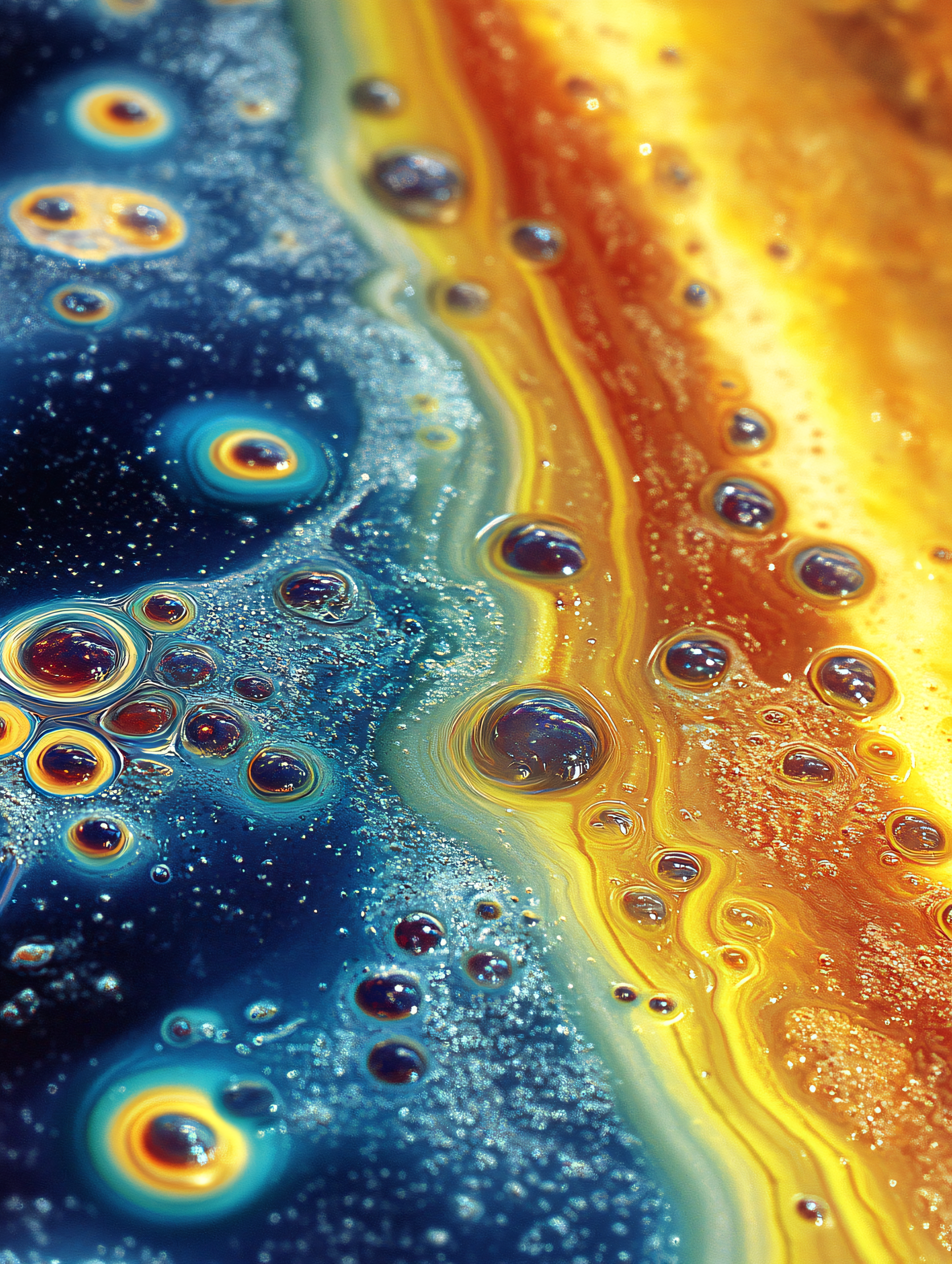 Liquid Abstract Bubbles