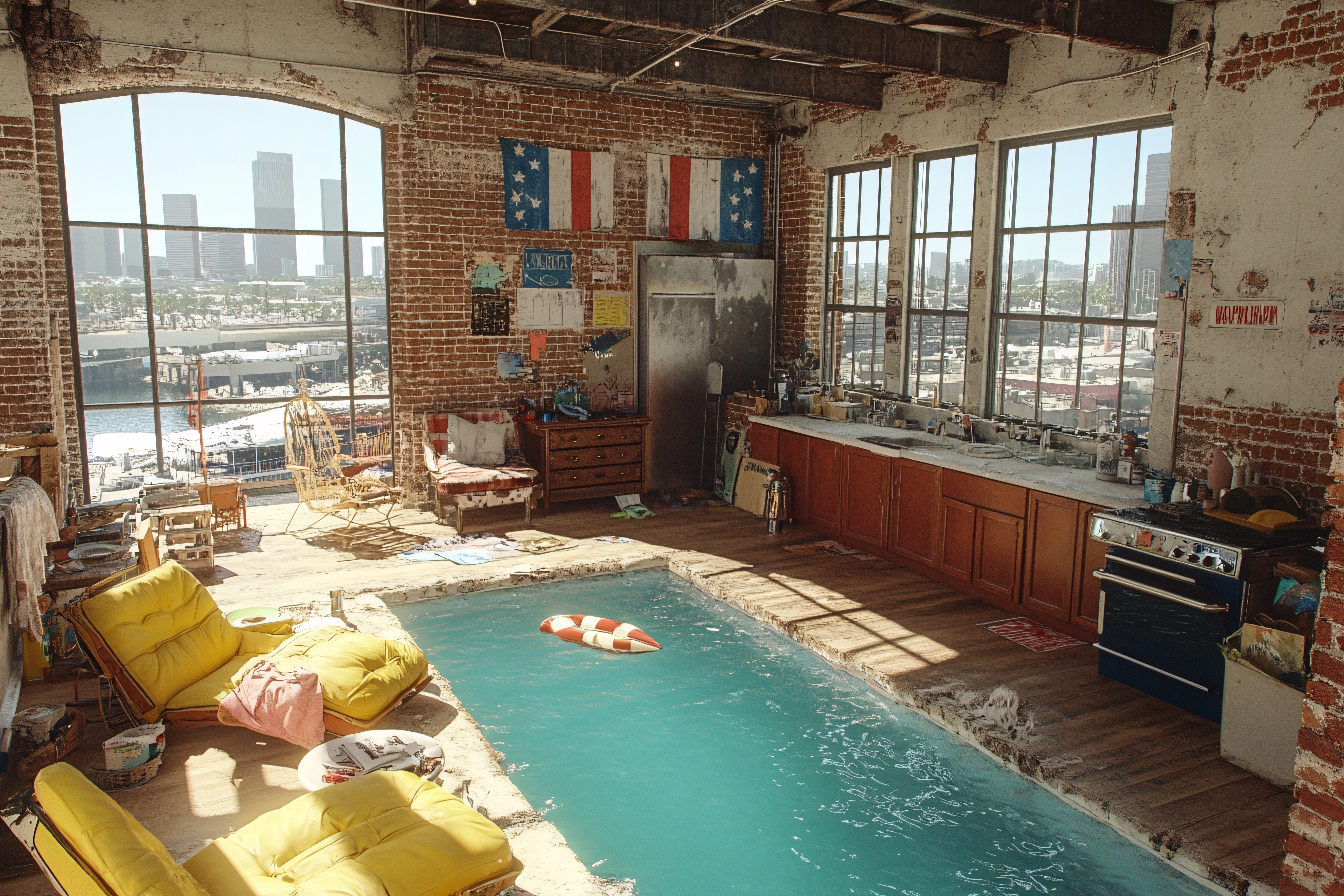 Loft Apartment with Indoor Pool