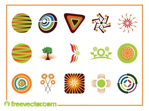 Logo Templates Pack Free Vector