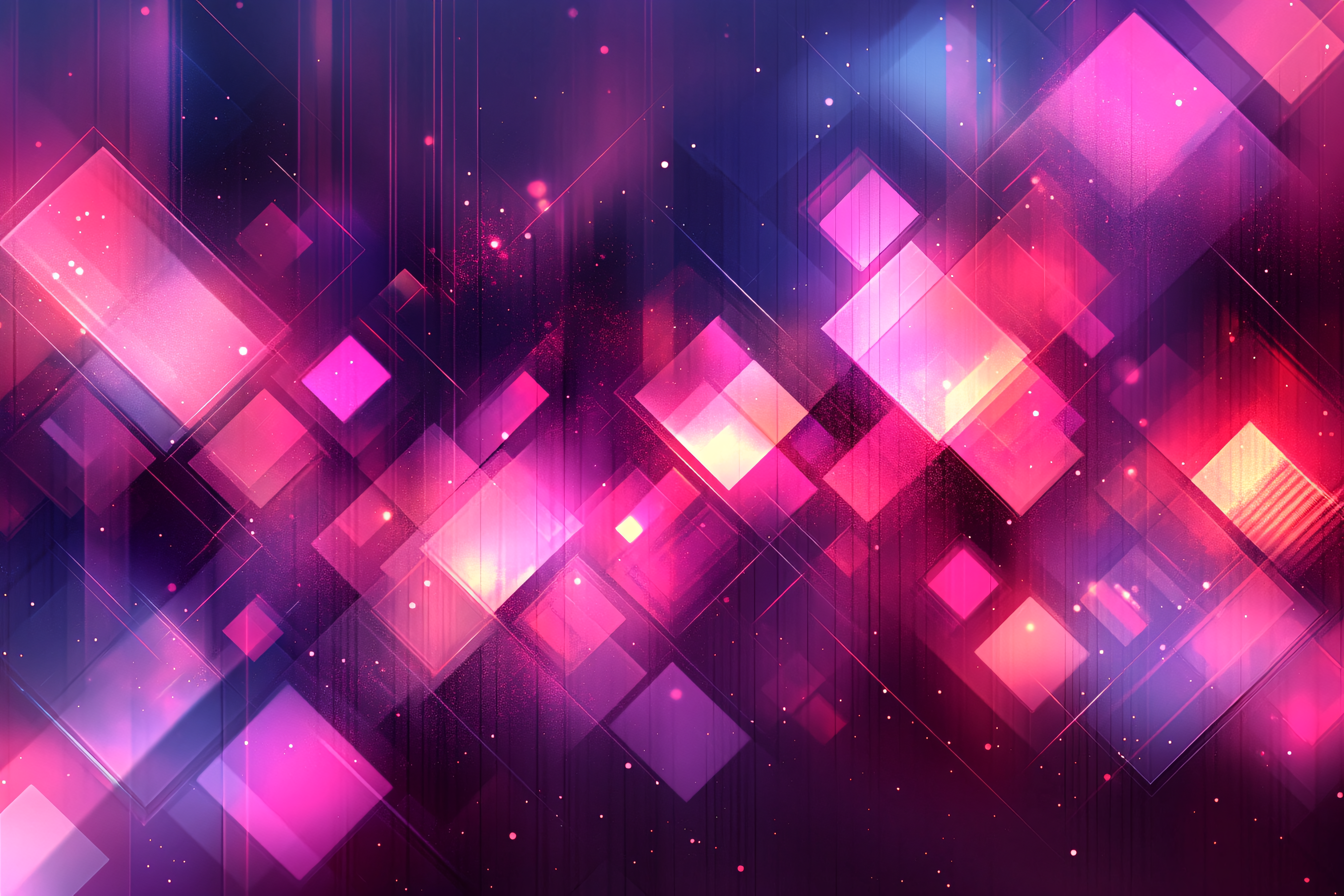 Luminous Square Abstraction