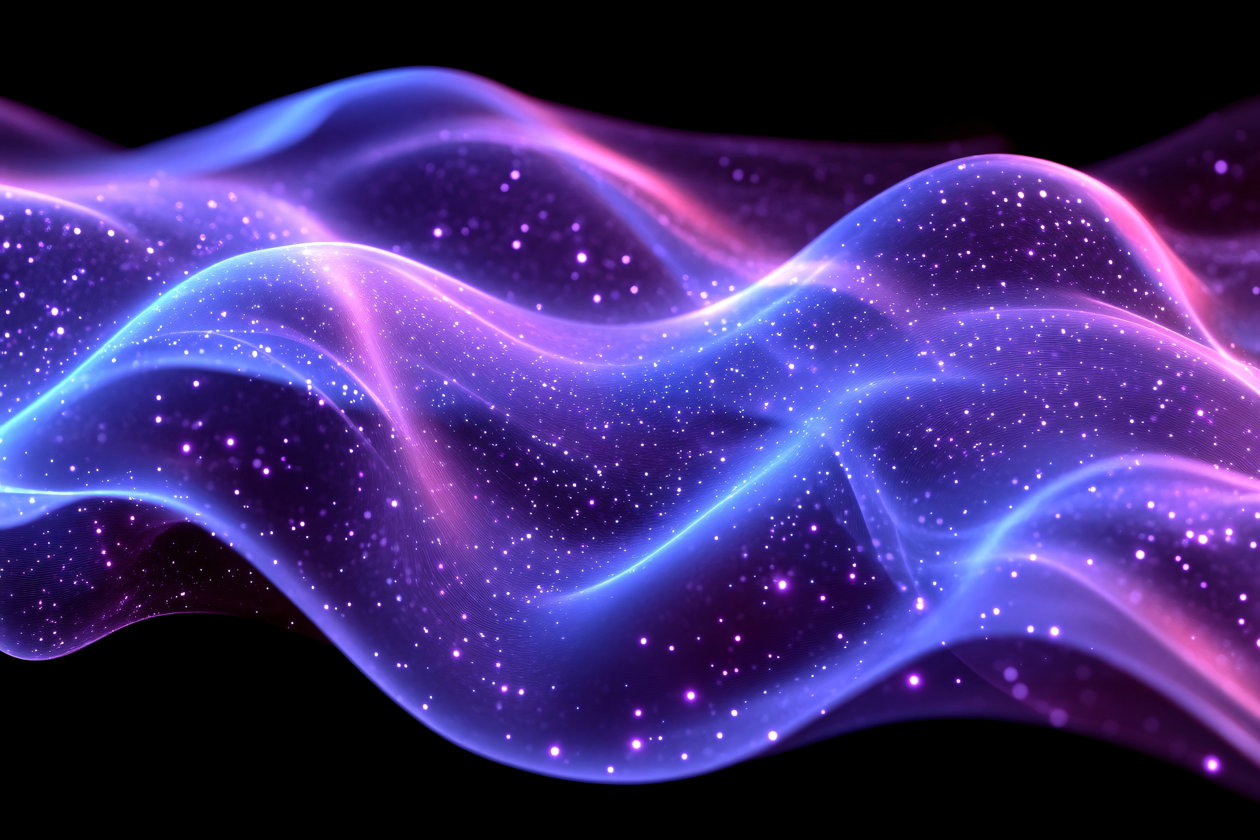 Luminous Wavy Particles