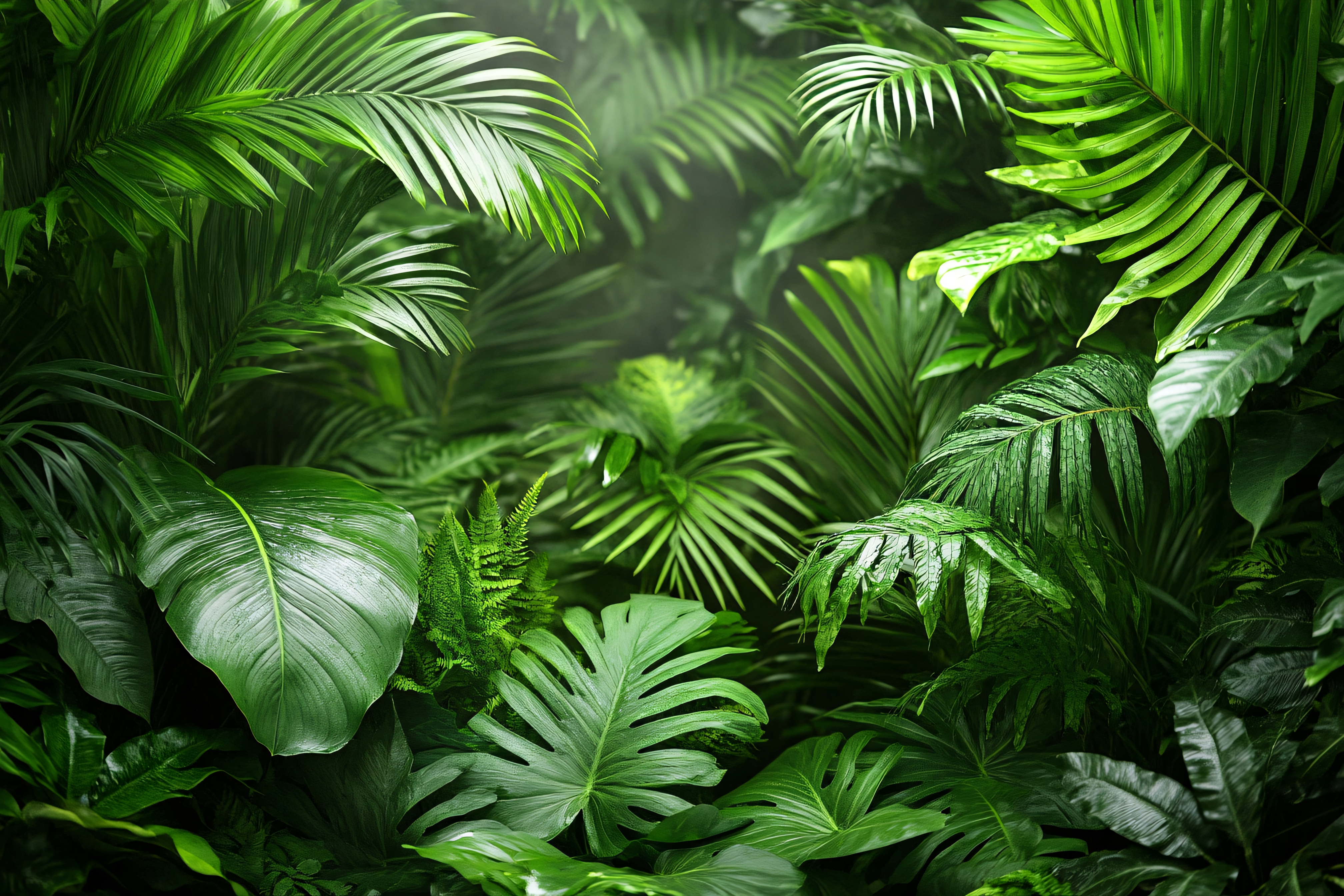 Lush Tropical Foliage