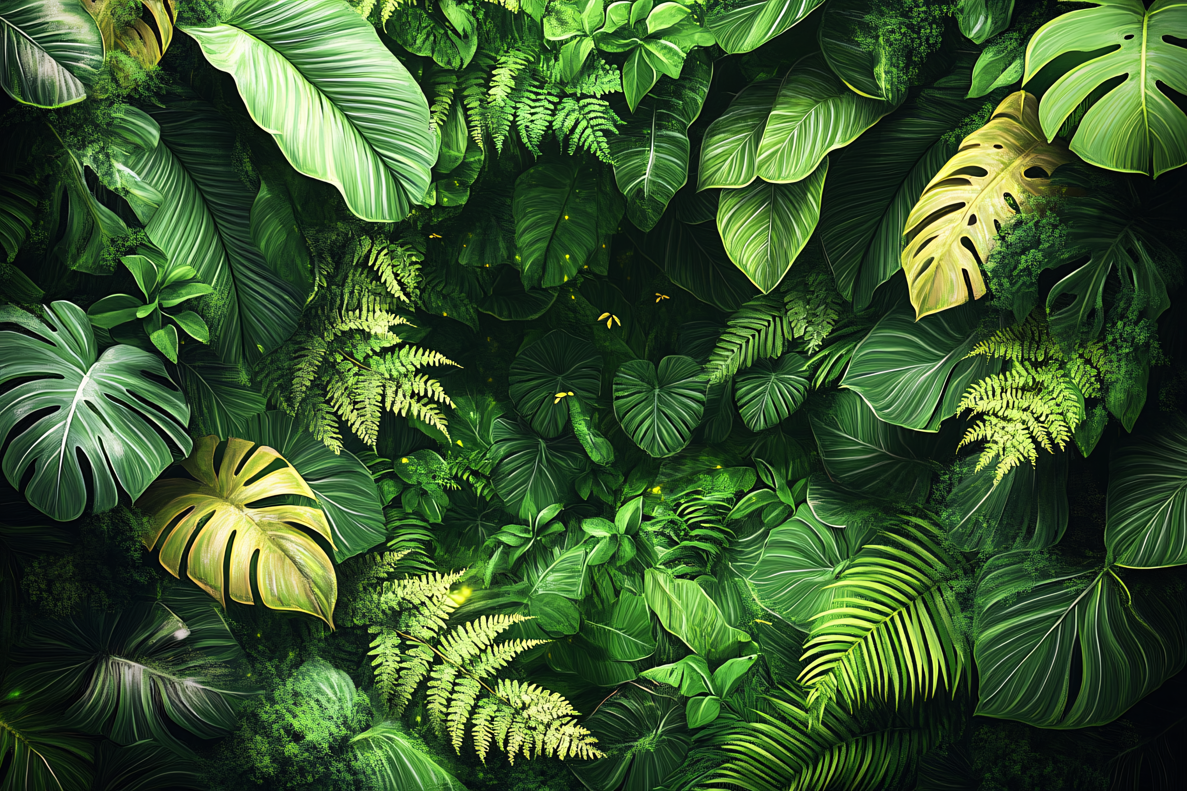 Lush Tropical Foliage