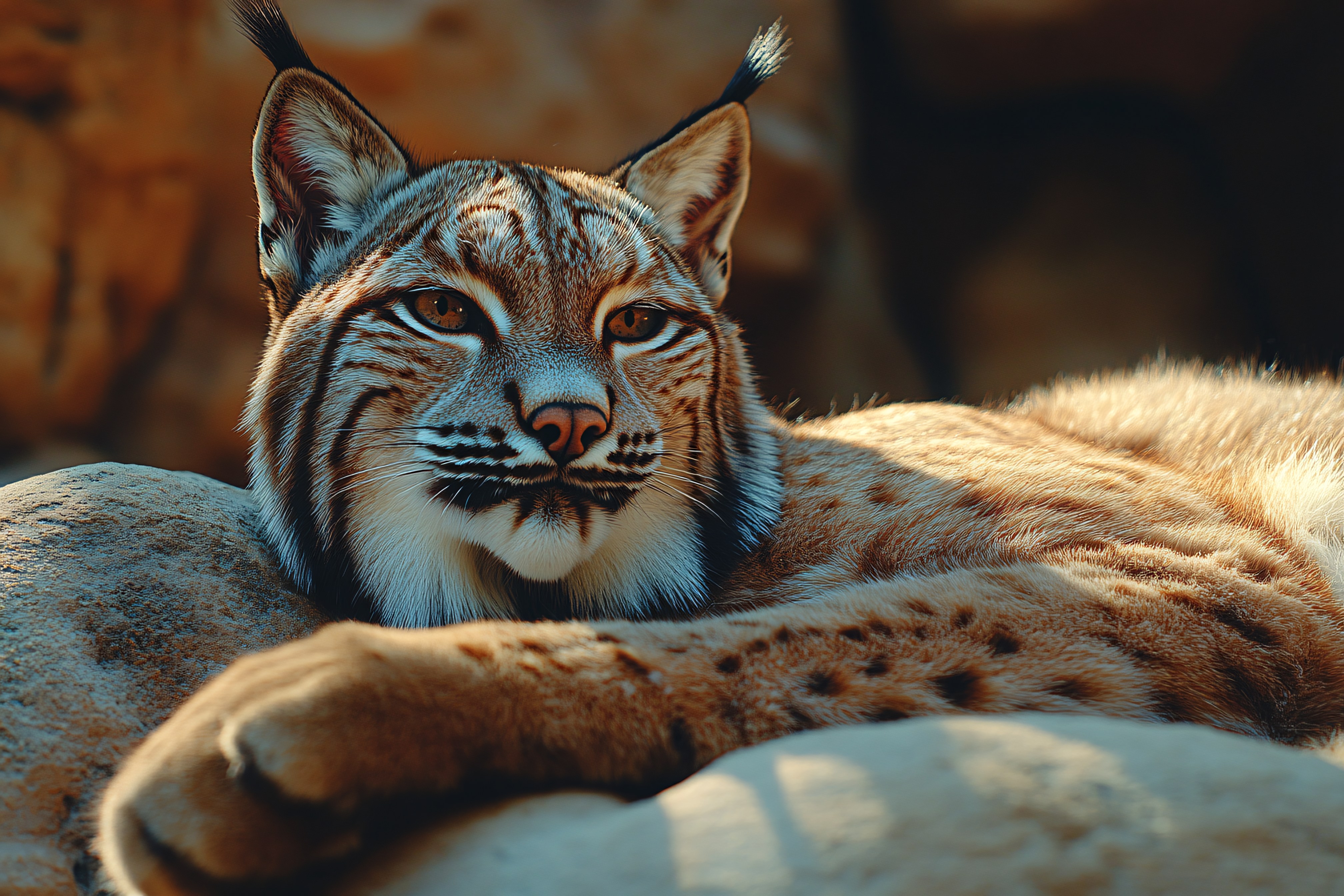Lynx Portrait Close-Up