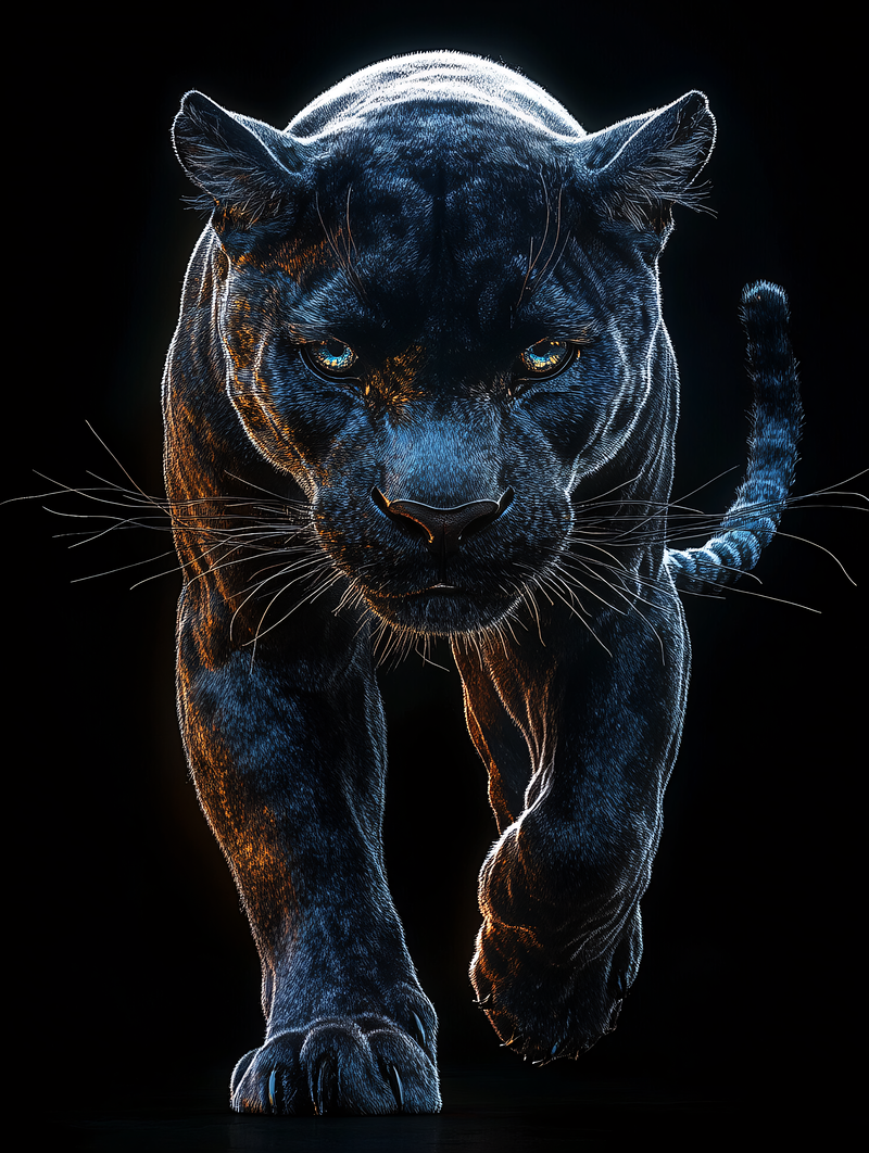Majestic Black Panther