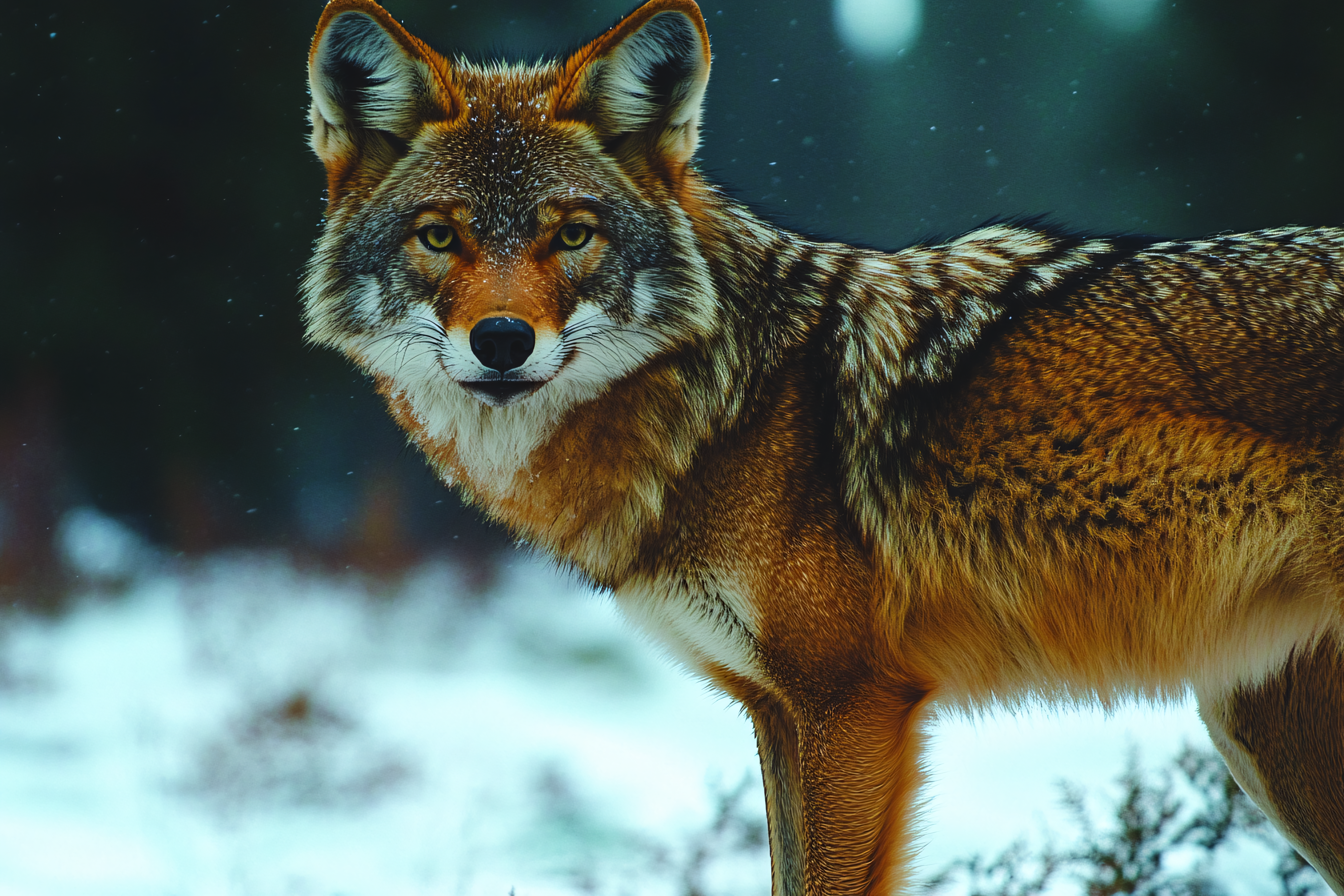 Majestic Coyote Portrait