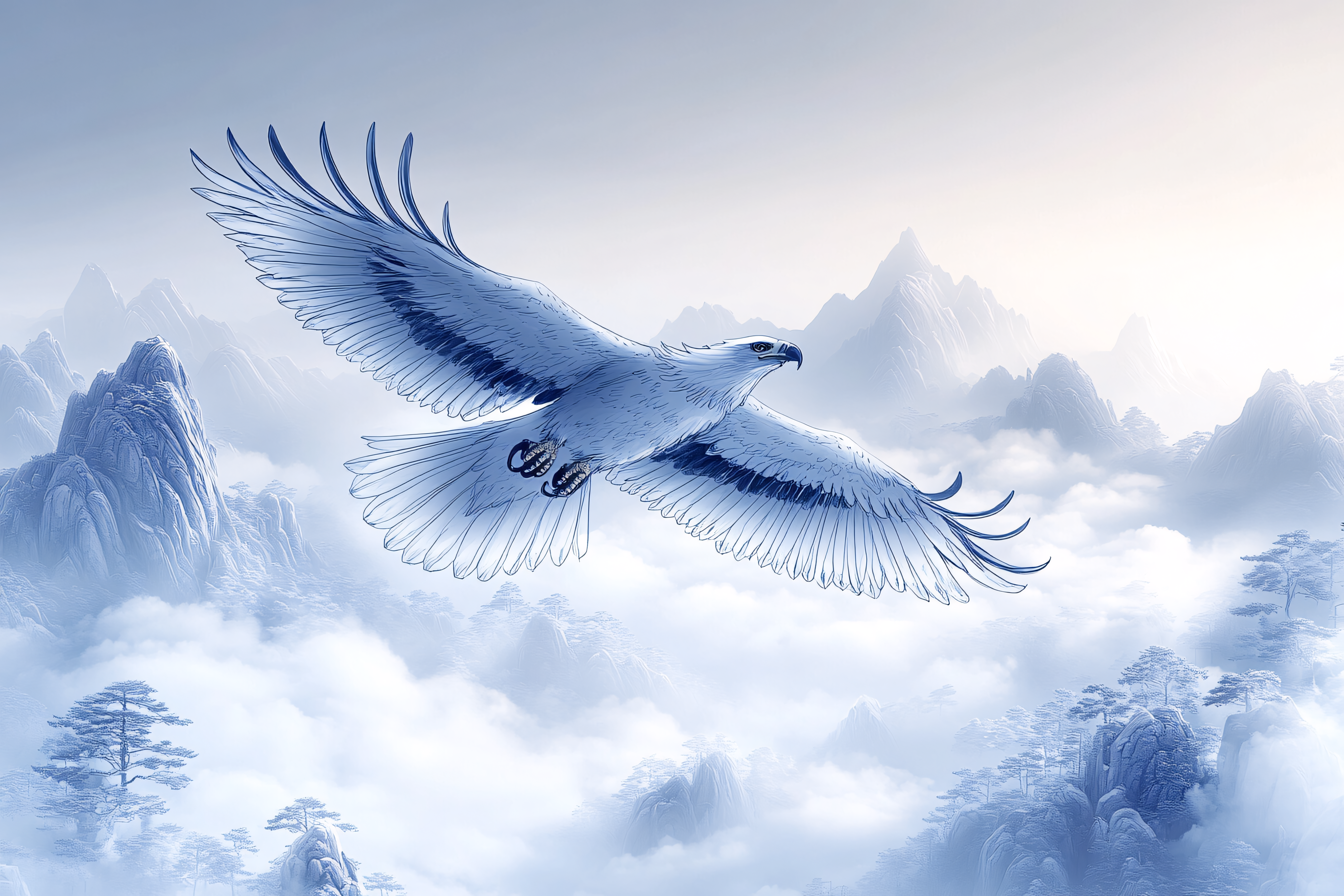 Majestic Eagle in Flight