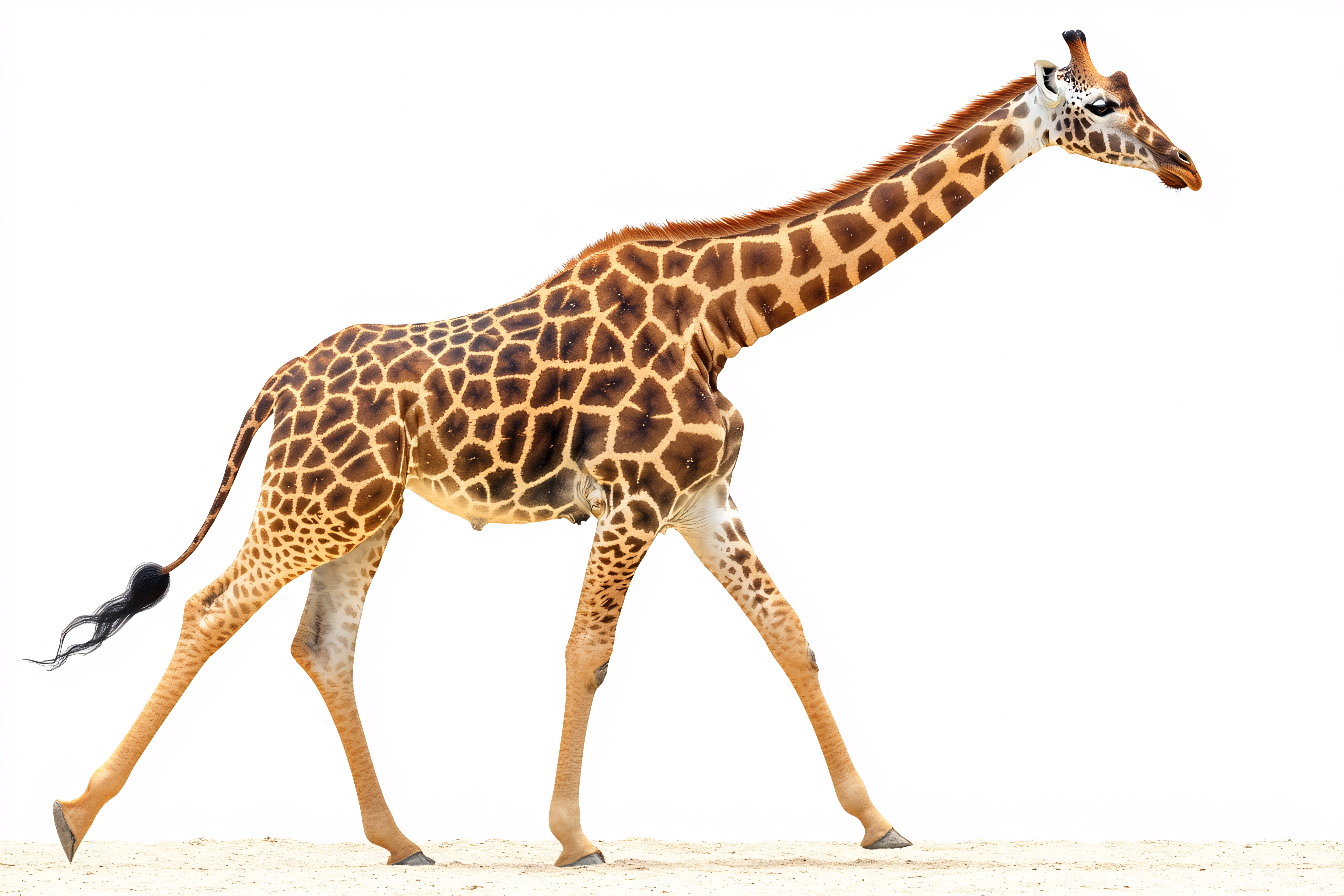 Majestic Giraffe Walking