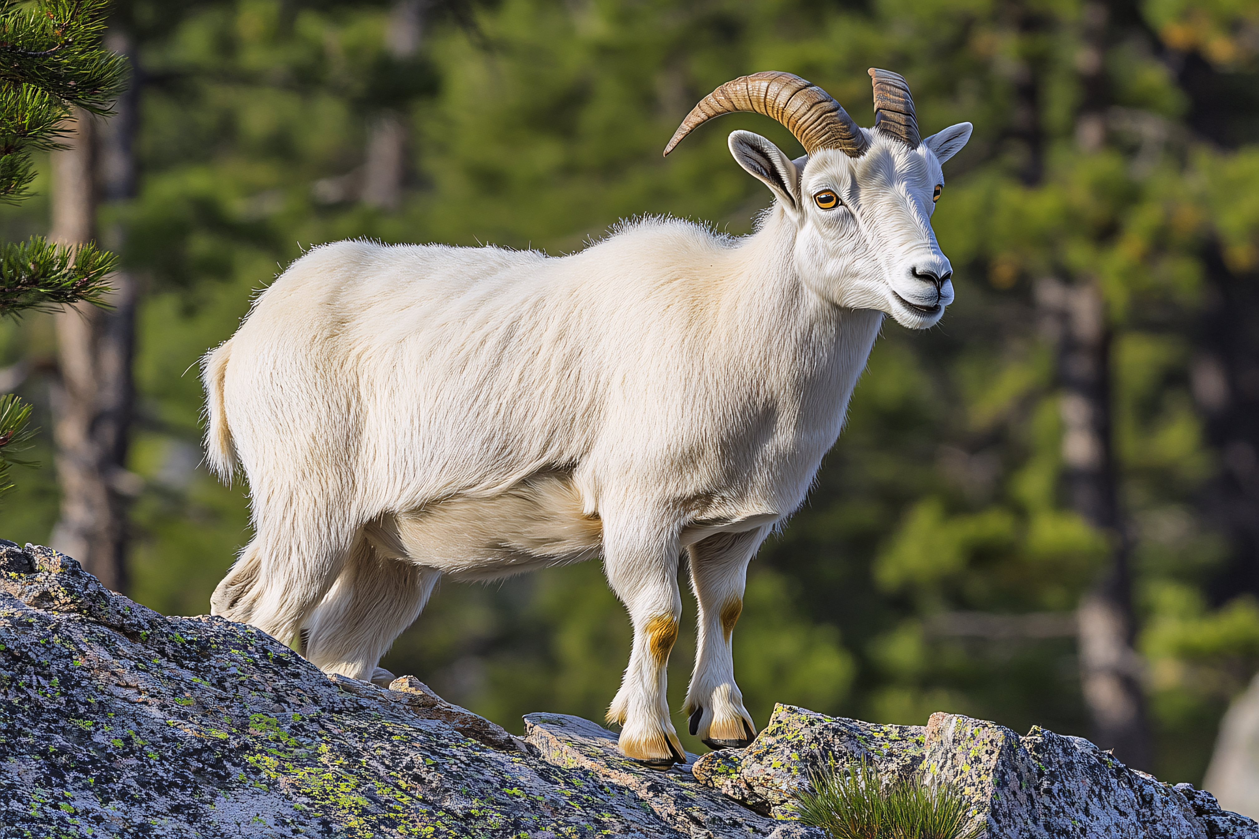 Majestic Mountain Goat Portrait