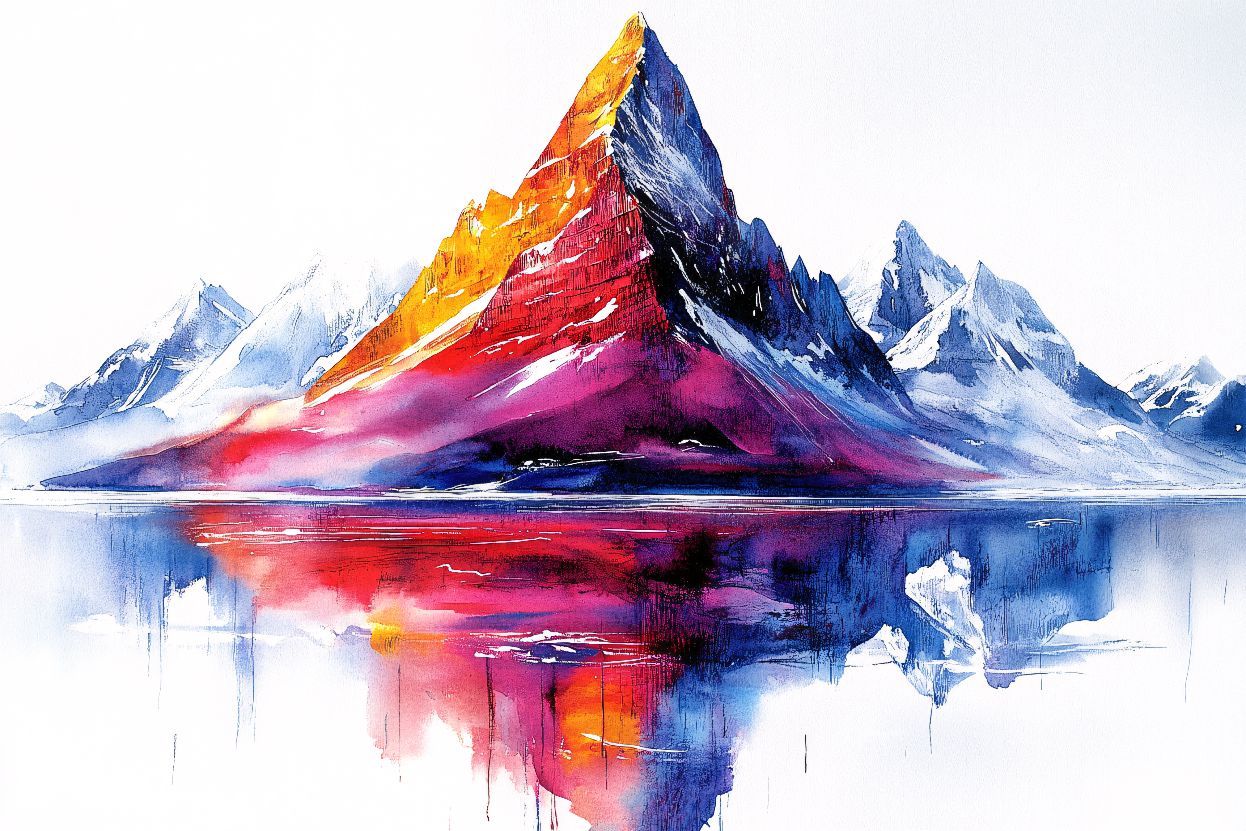 Majestic Mountain Reflection