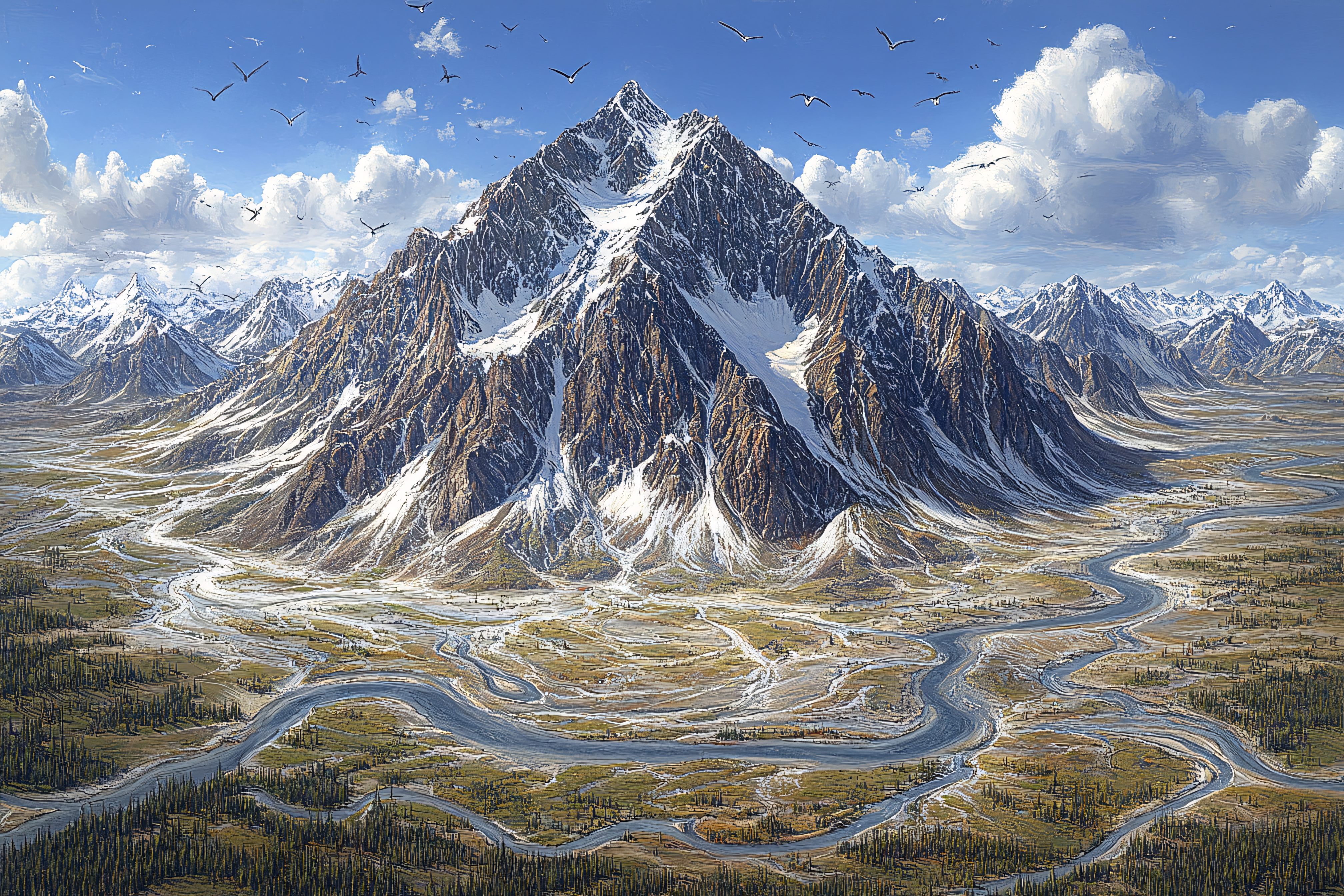 Majestic Mountain Vista