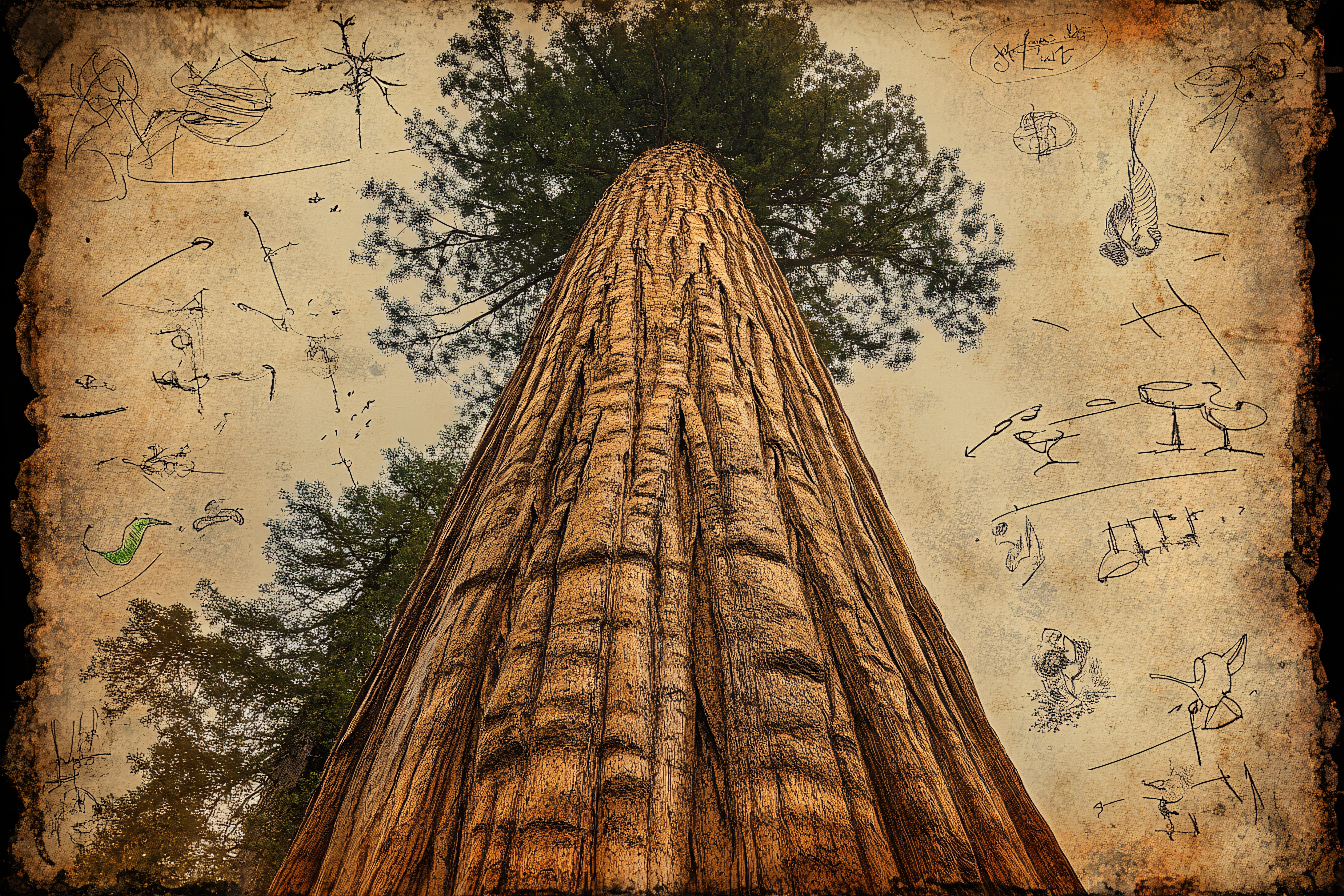 Majestic Redwood Sketch