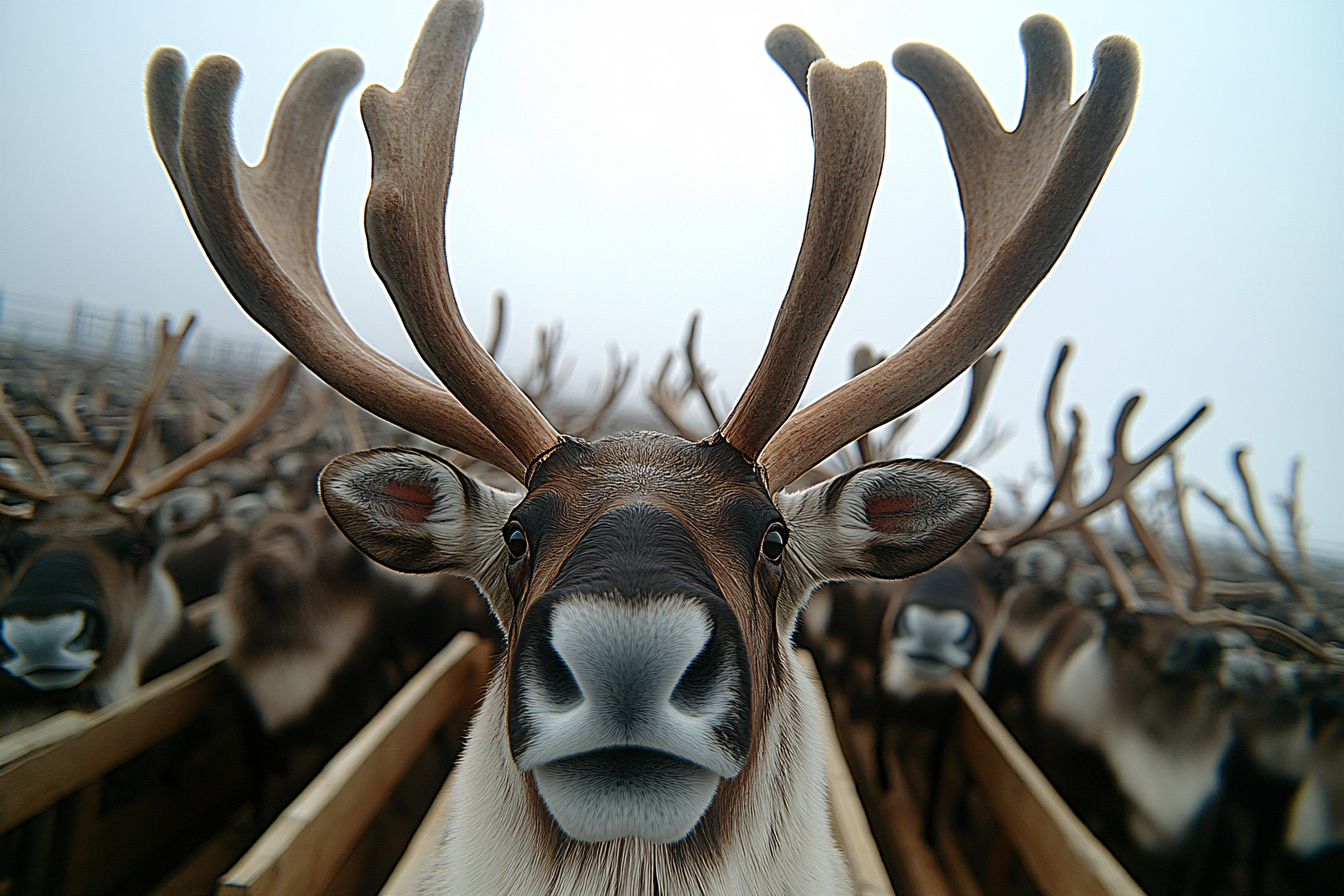 Majestic Reindeer Close-Up