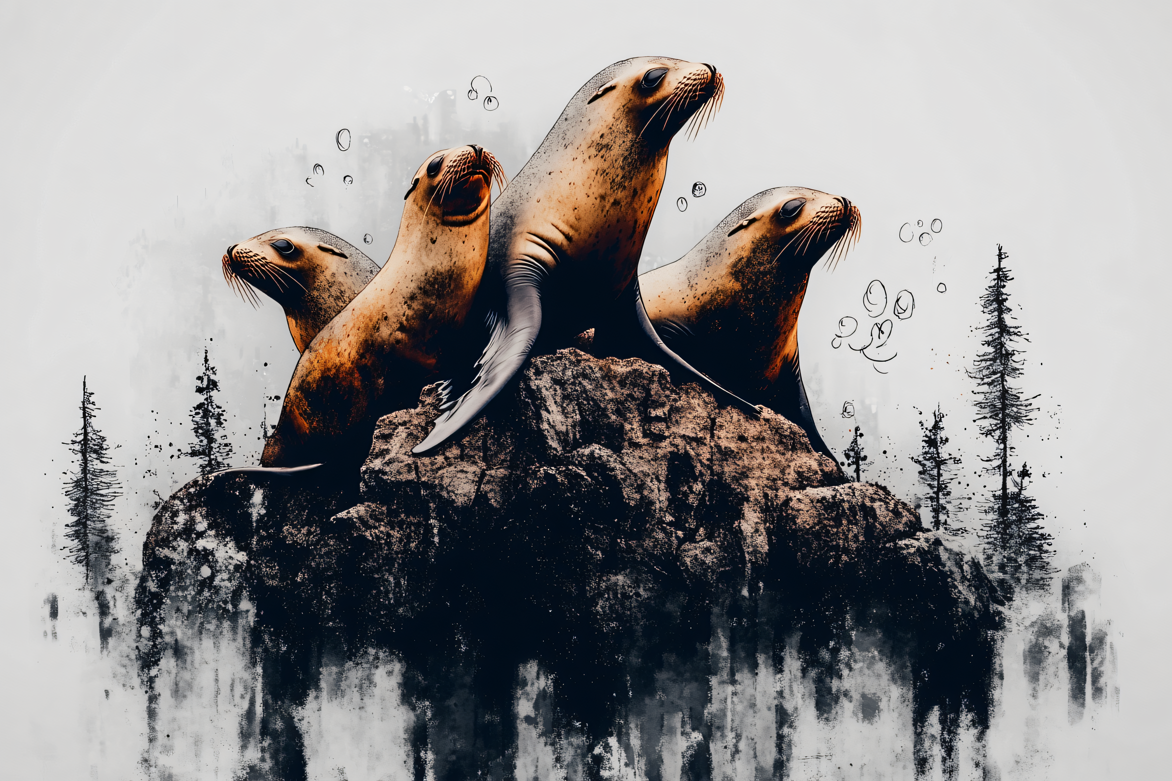 Majestic Sea Lion Colony