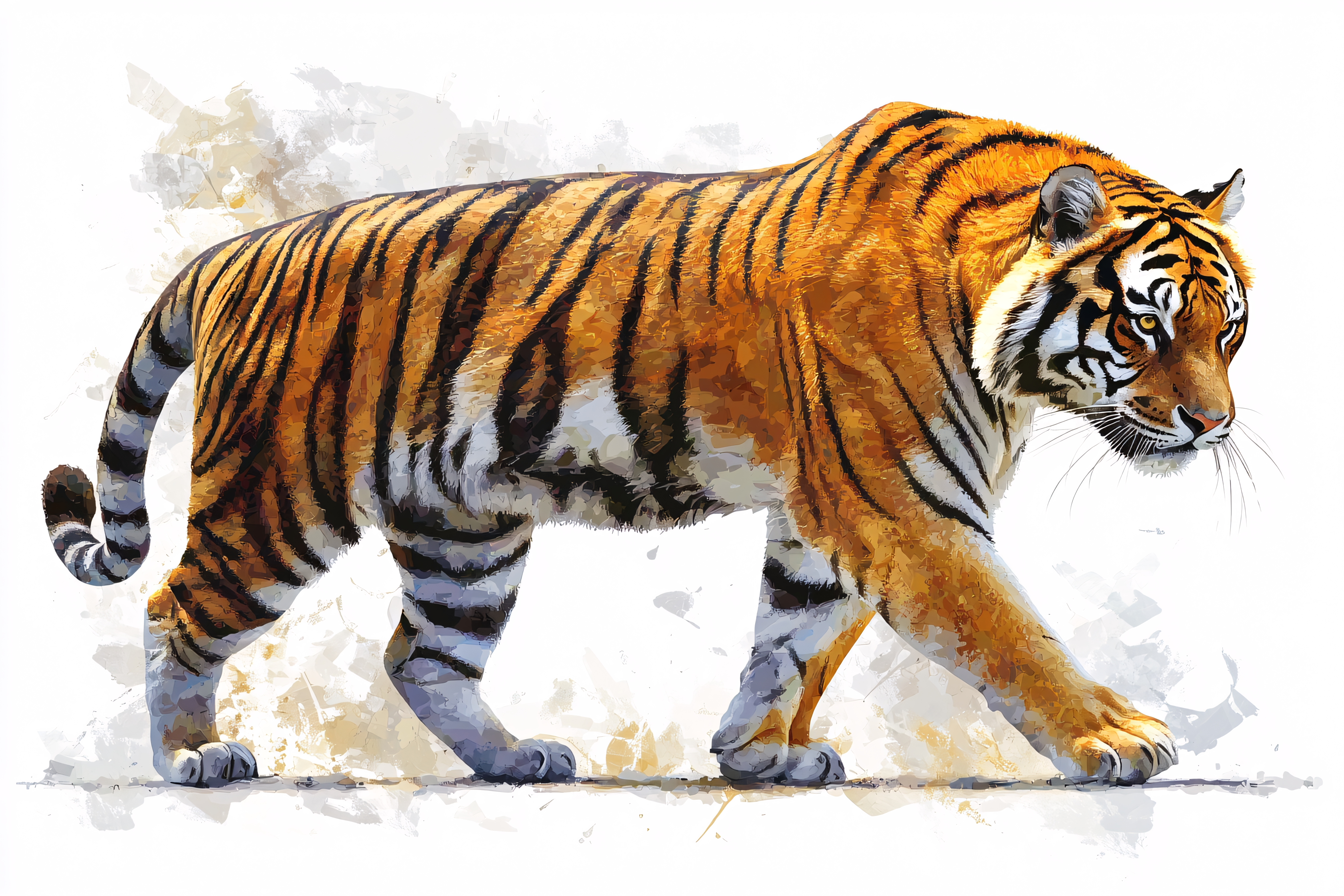 Majestic Tiger Stride