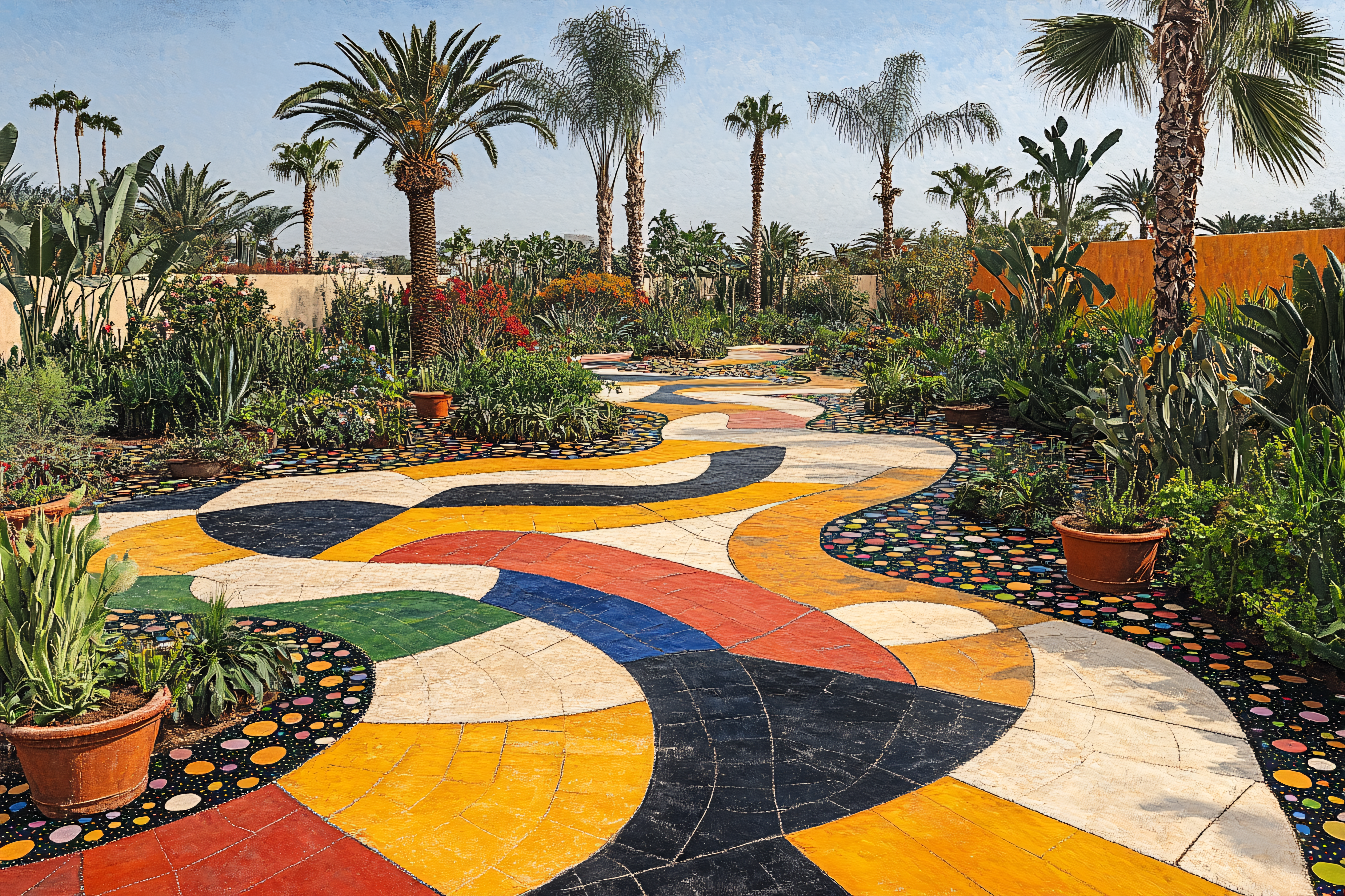Majorelle Garden Walkway