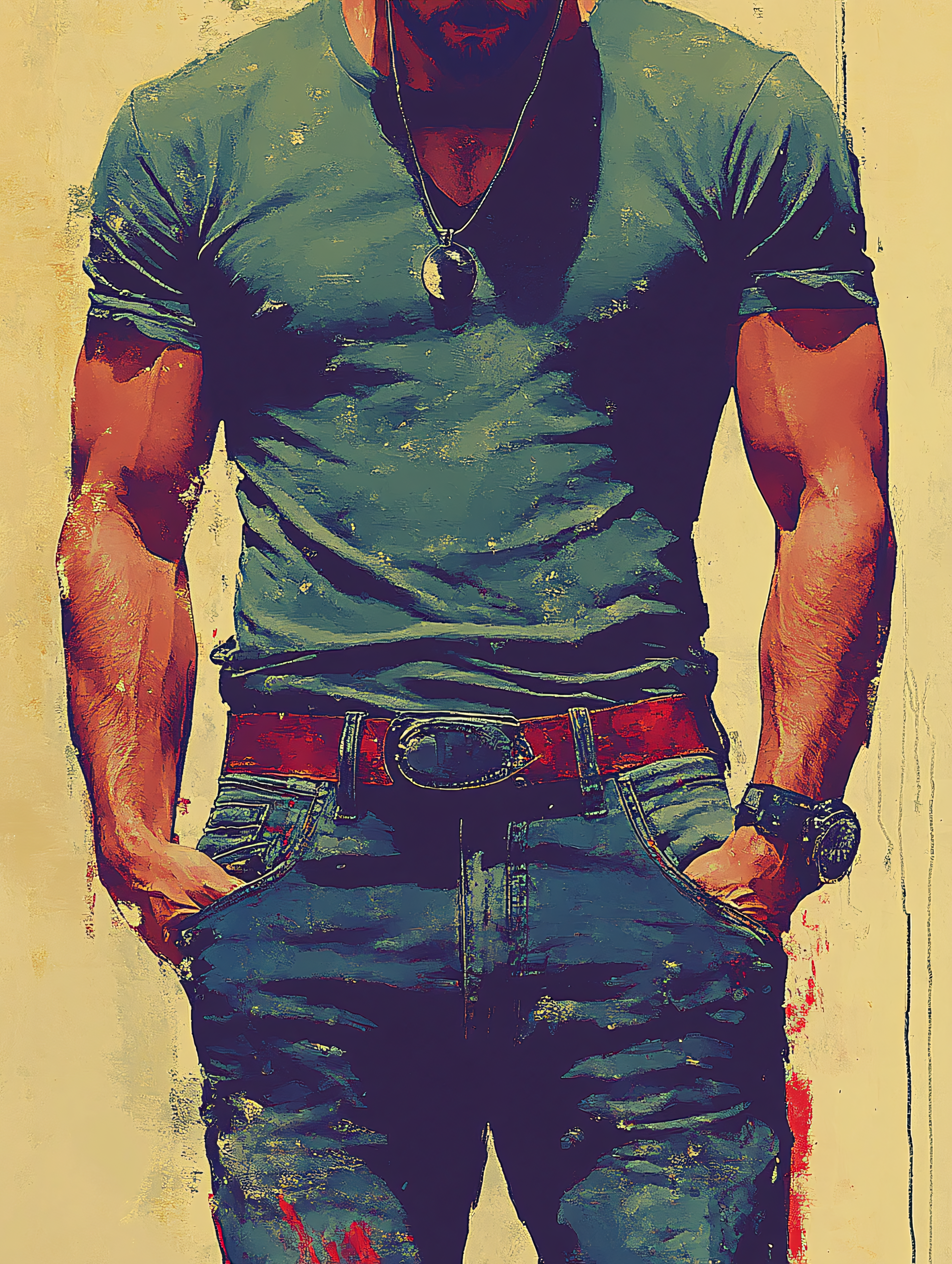 Man in Casual Wear
